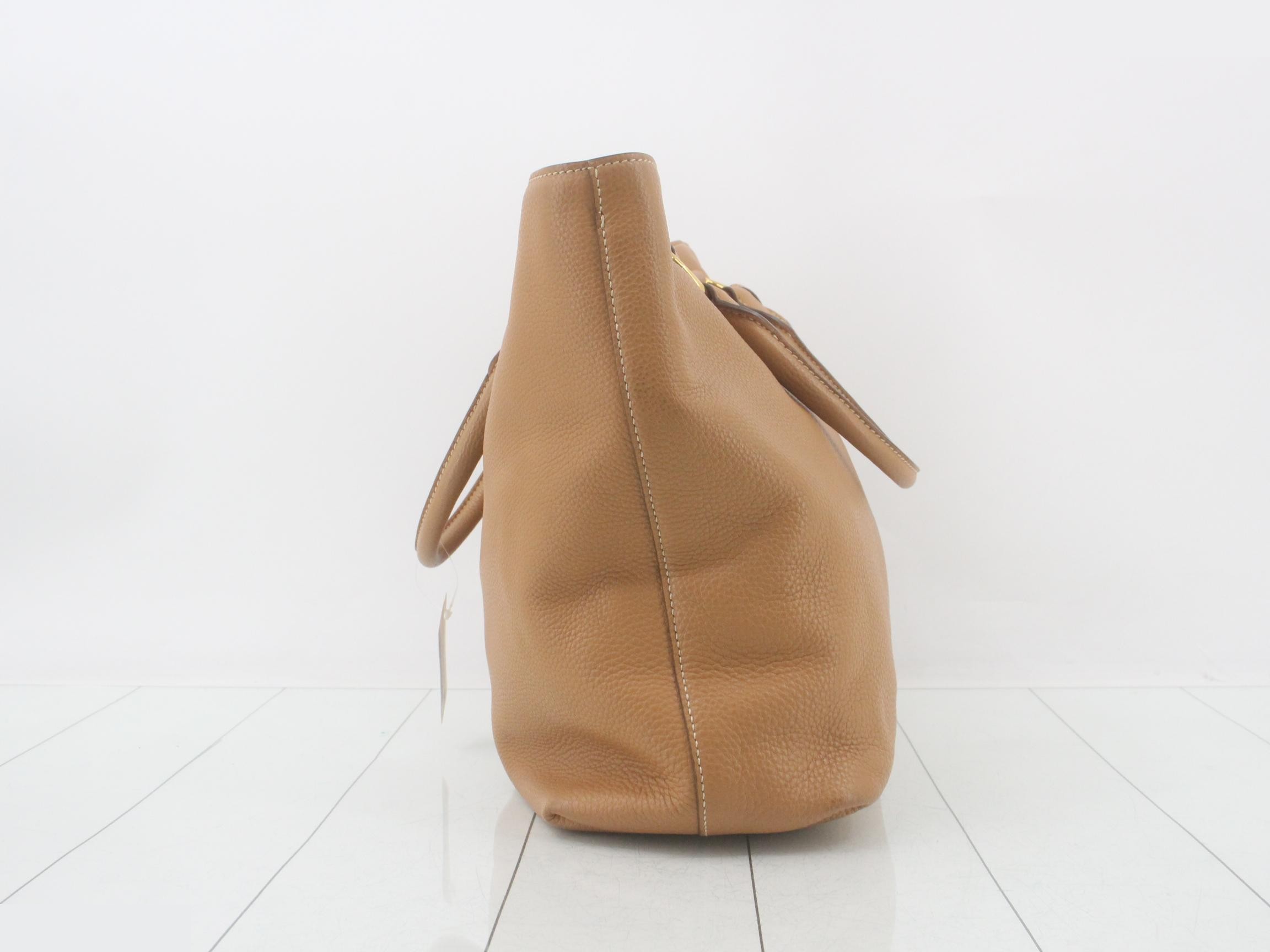 Logo Handbag, 2-Way, Brown, 117 — view 4