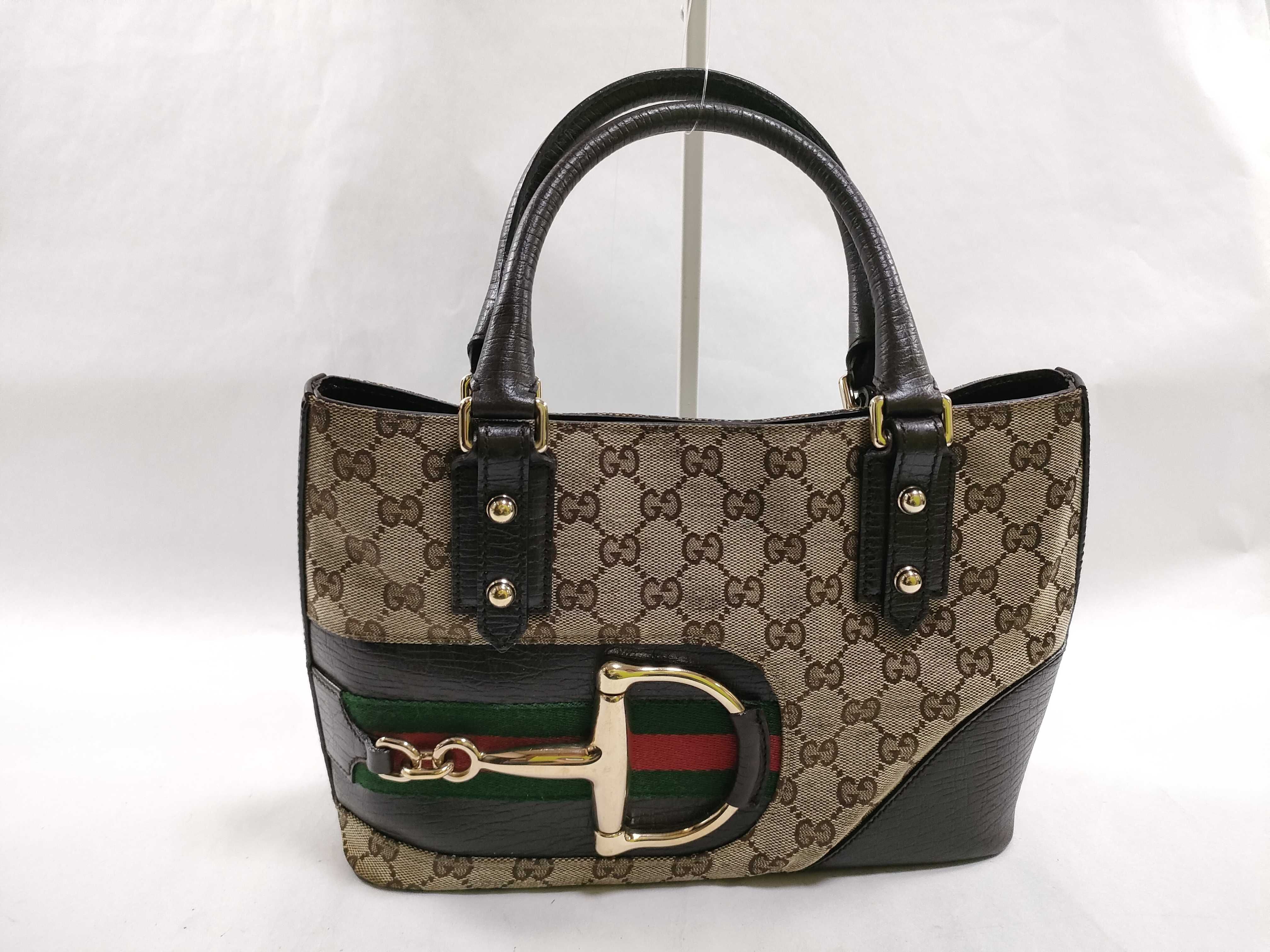 Canvas Horsebit Handbag