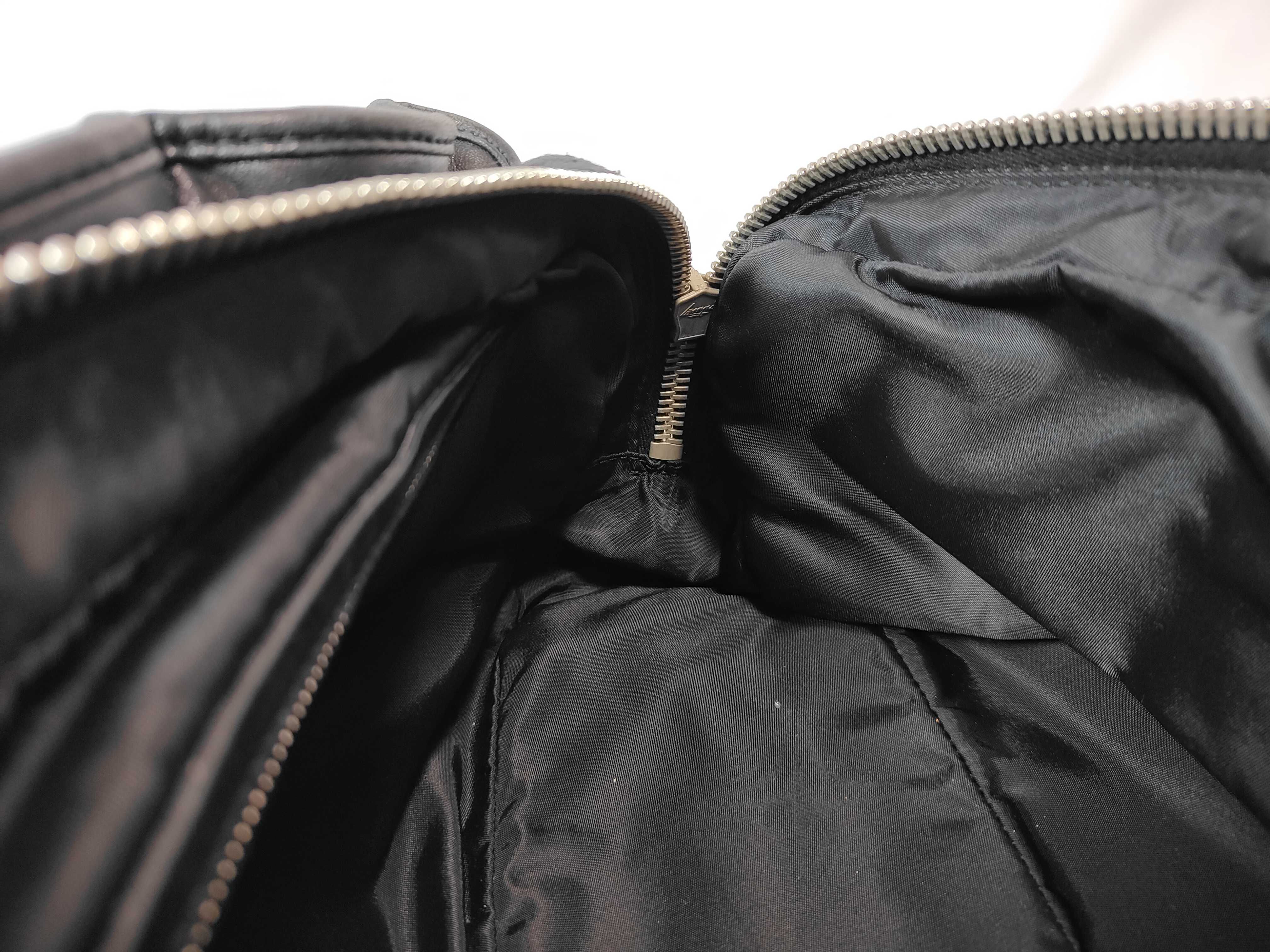 Cannage Turnlock Nylon Leather Handbag — view 9