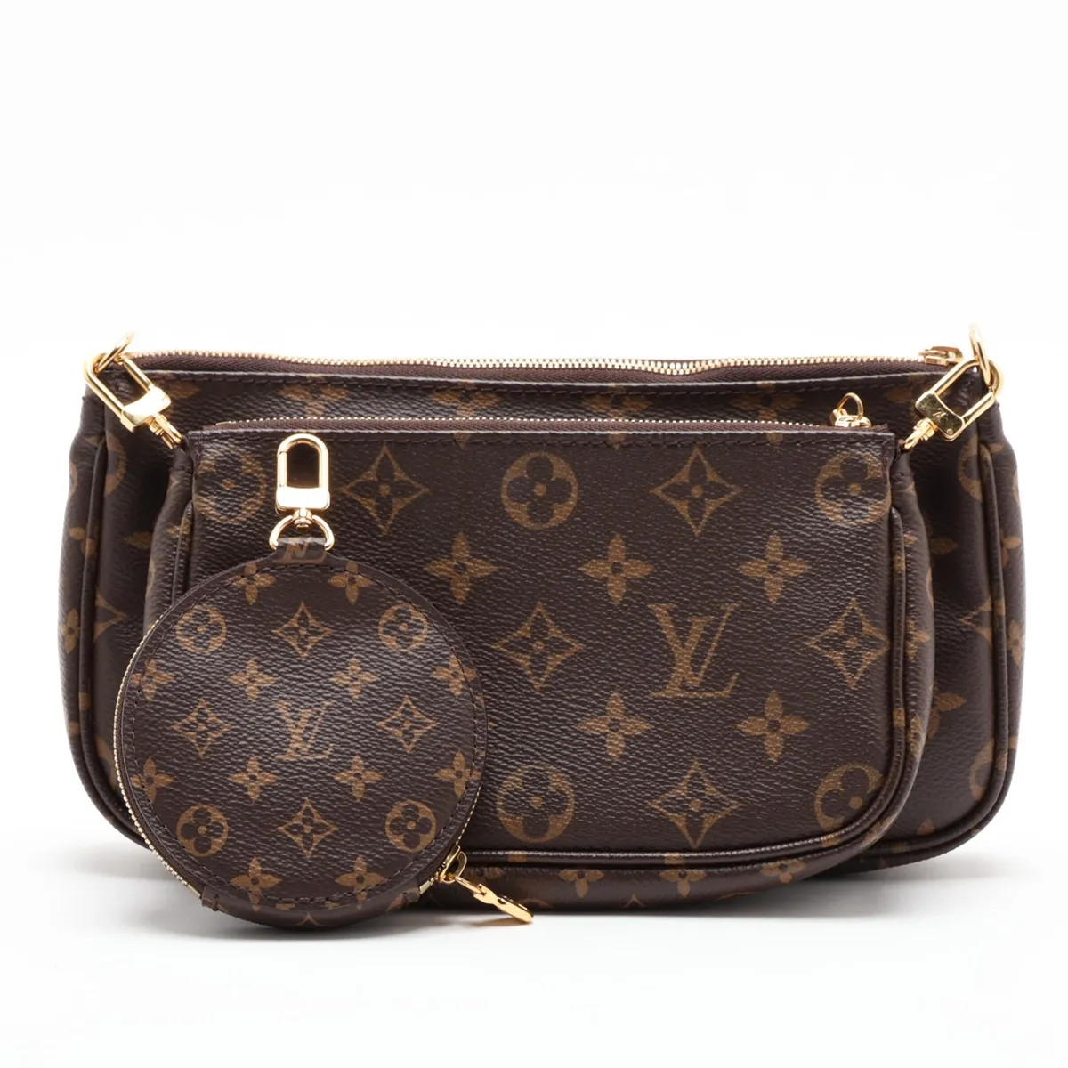Monogram Multipochette Accessoires M44813 MB2230 Brown (RFID detected) — view 2