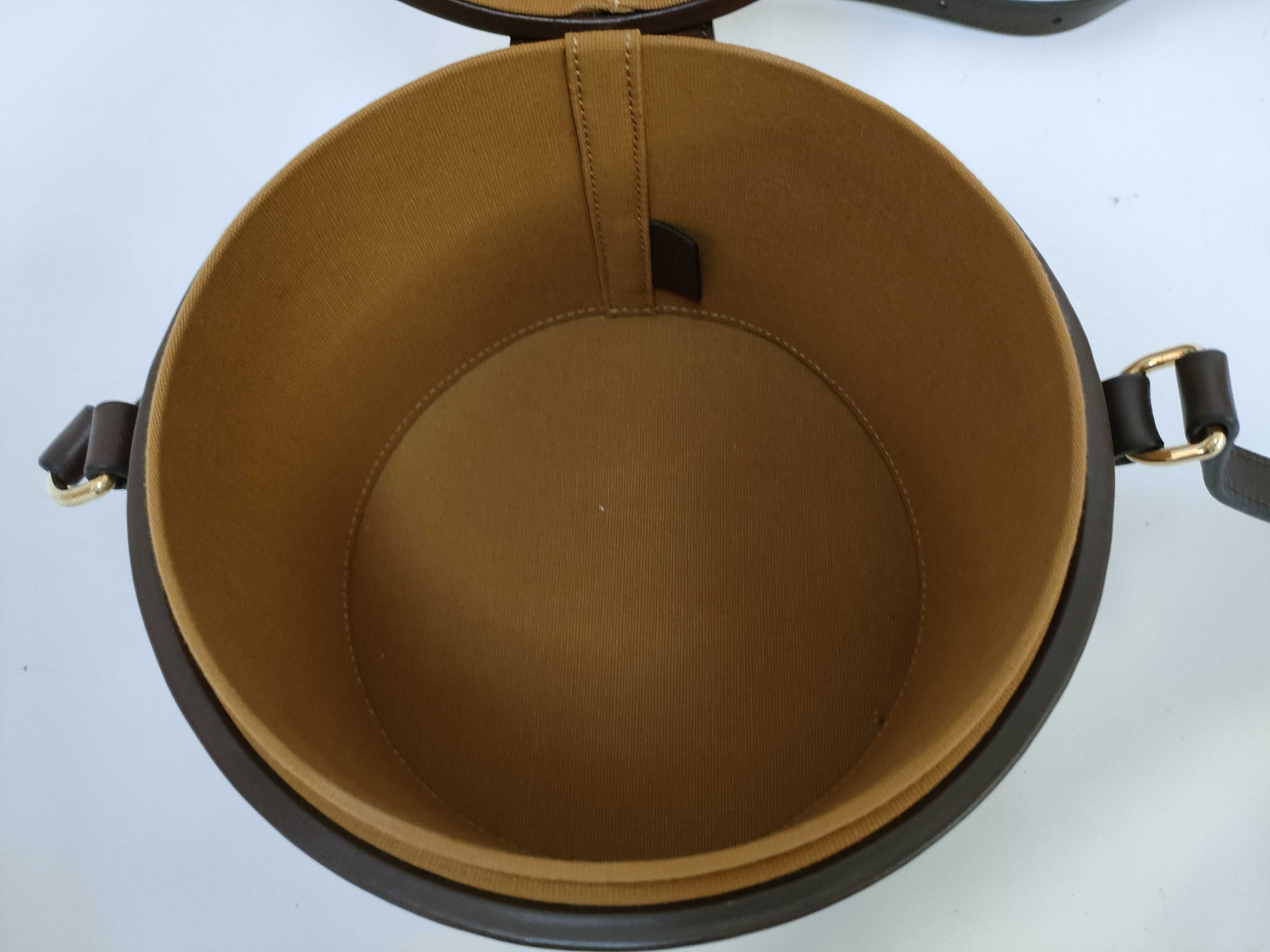 Tambour Tan Cylinder Box Shoulder Bag — view 6