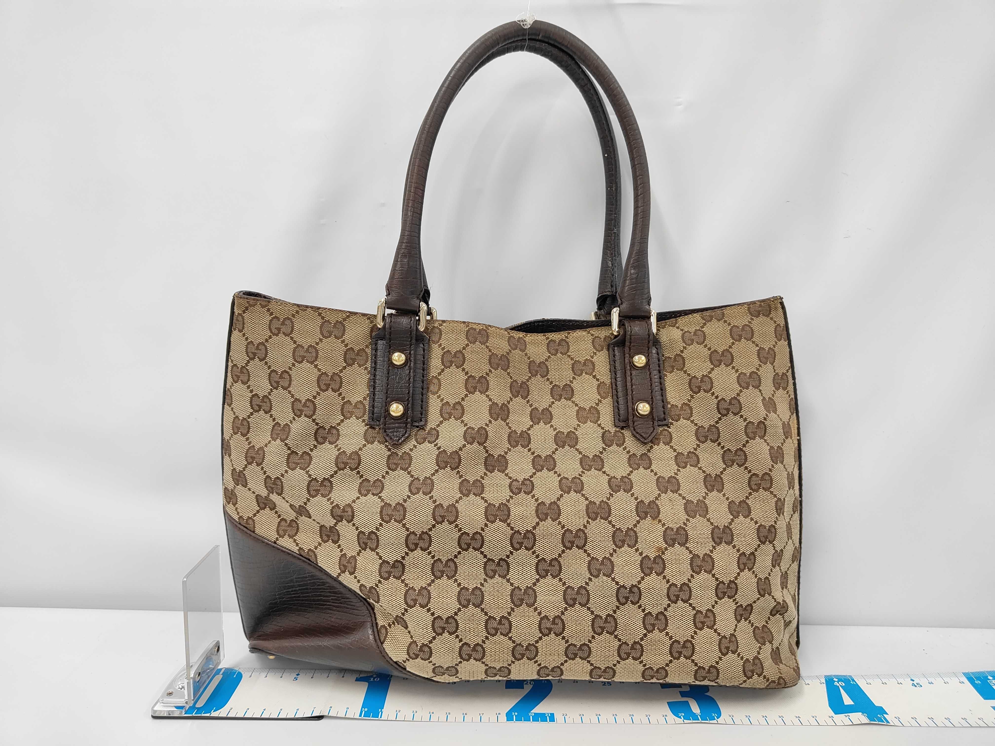 Horsebit Sherry Line GG Canvas Tote Bag — view 2