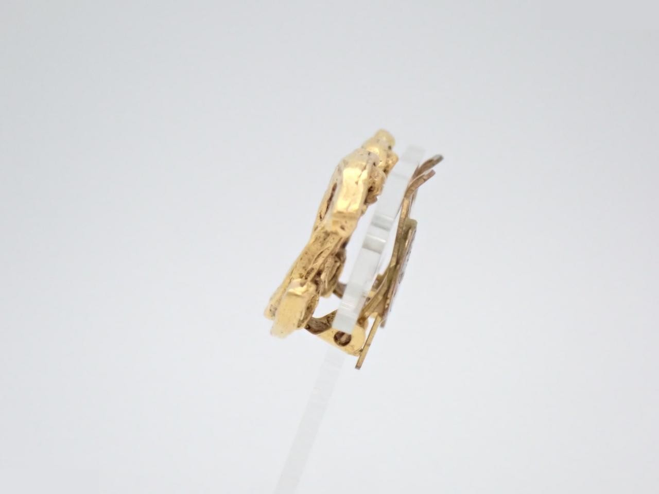 Coco Mark Gold Earrings — view 3