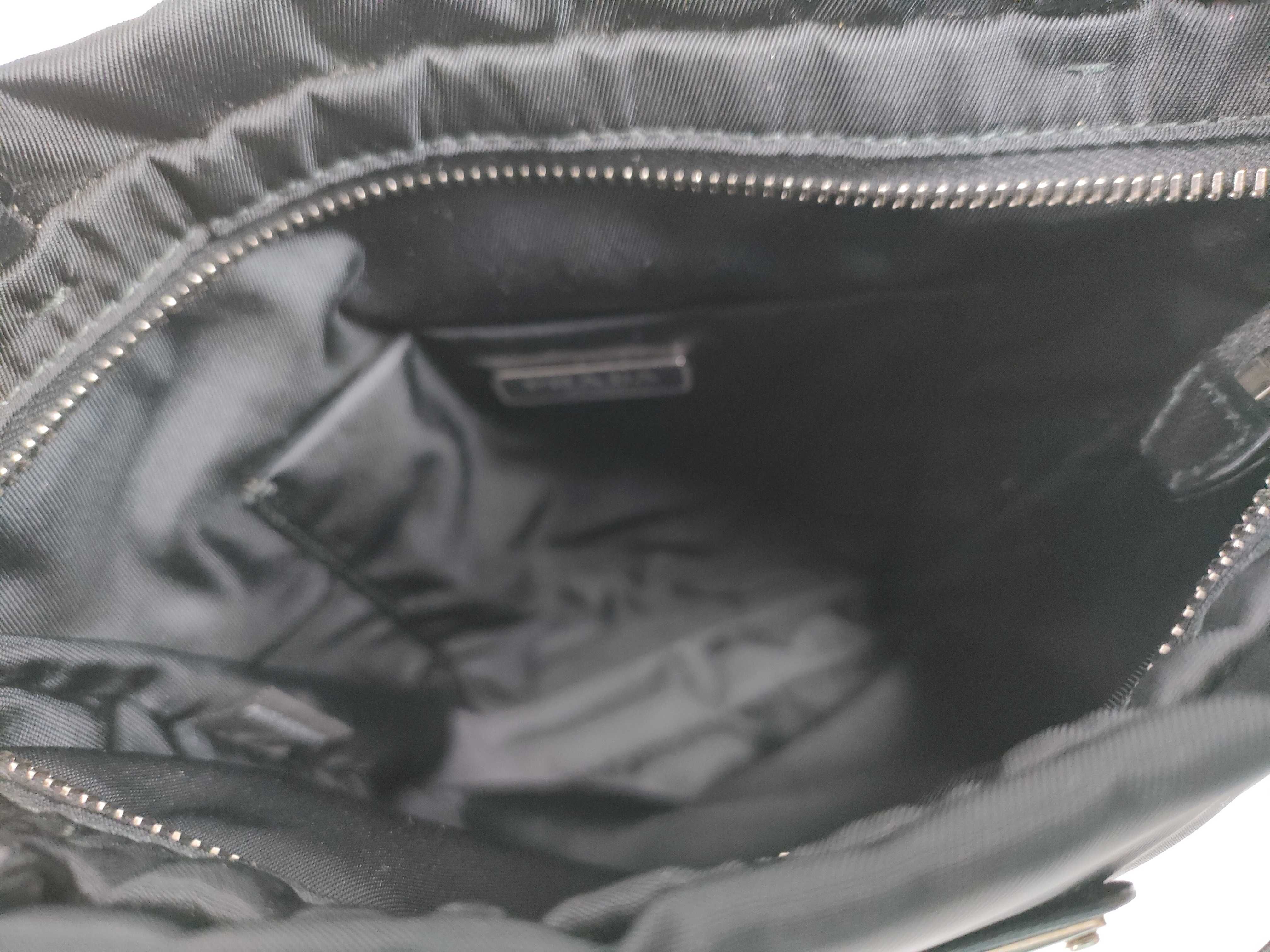 Nylon KR-Tessuto Nylon 2-Way Handbag Black 1BA252 - Grade AB Handbag — view 11