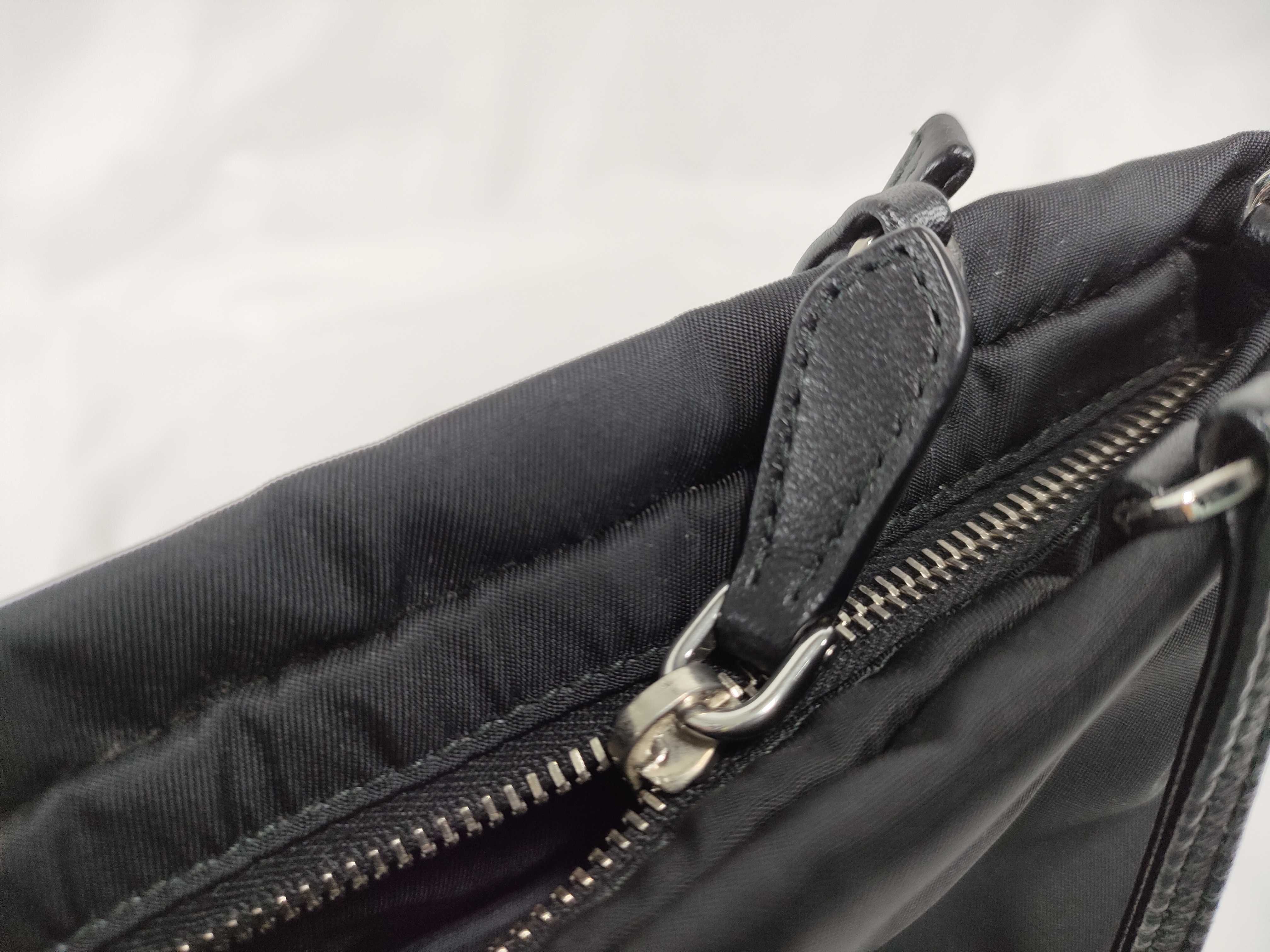 Nylon KR-Tessuto Nylon 2-Way Handbag Black 1BA252 - Grade AB Handbag — view 15