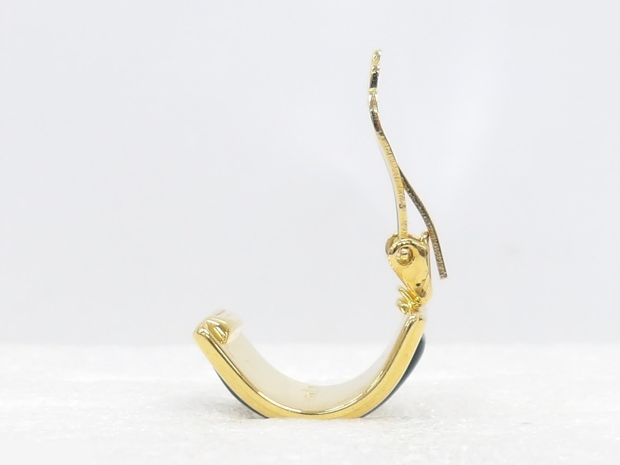 enamel earrings one side only — view 6