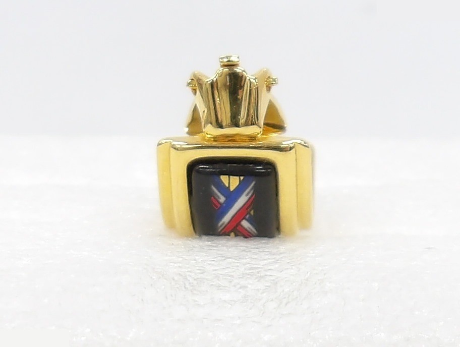 enamel earrings one side only — view 8