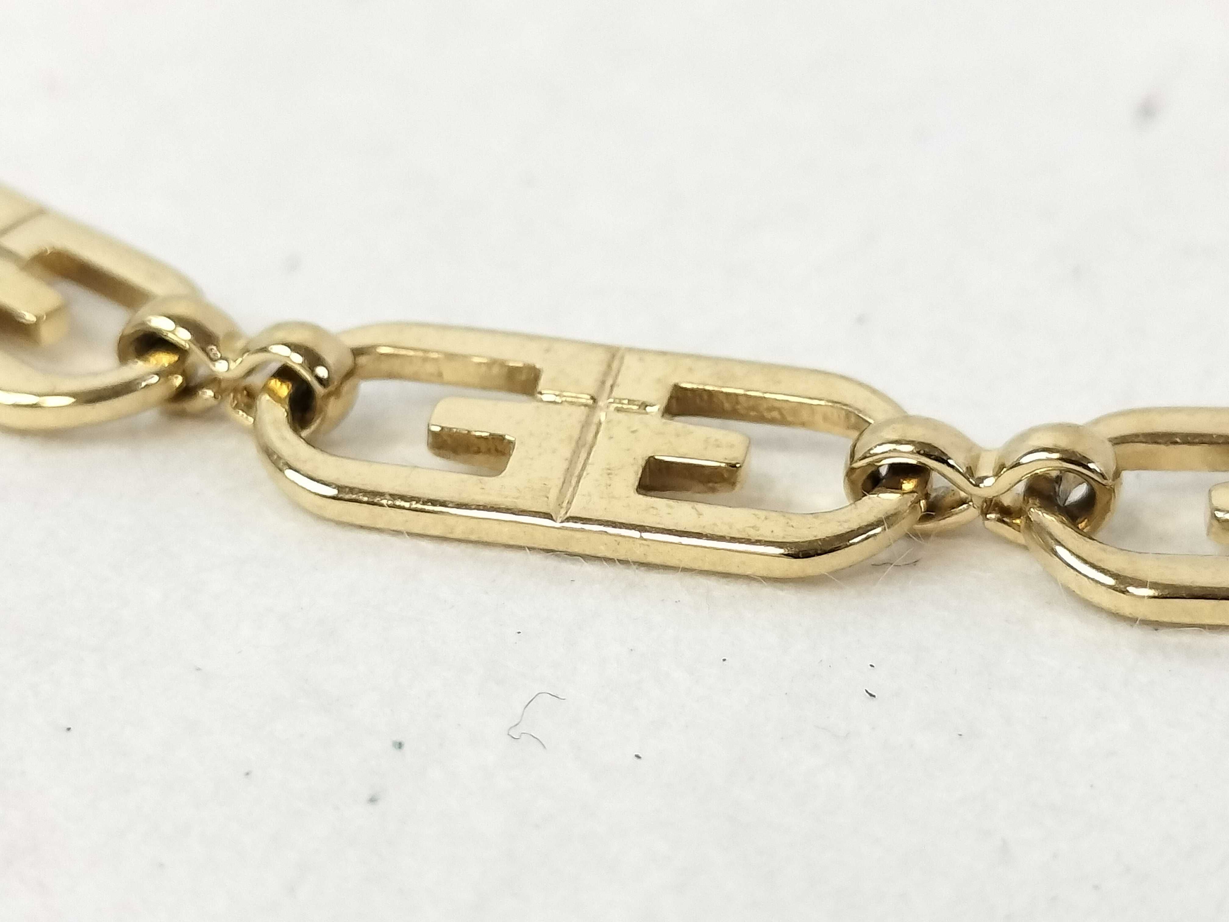 Long Necklace, Gold, G Logo Necklace — view 3