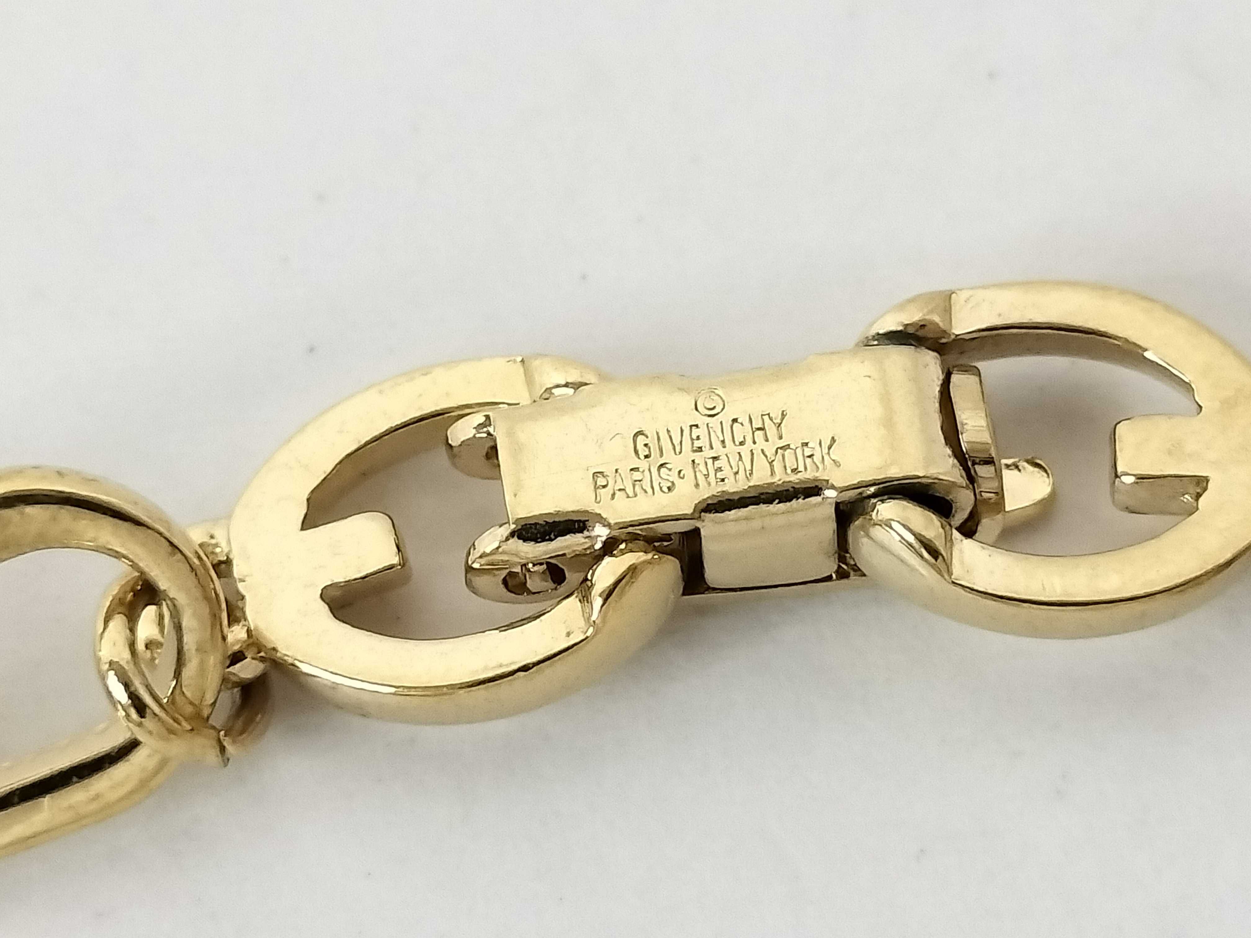 Long Necklace, Gold, G Logo Necklace — view 5