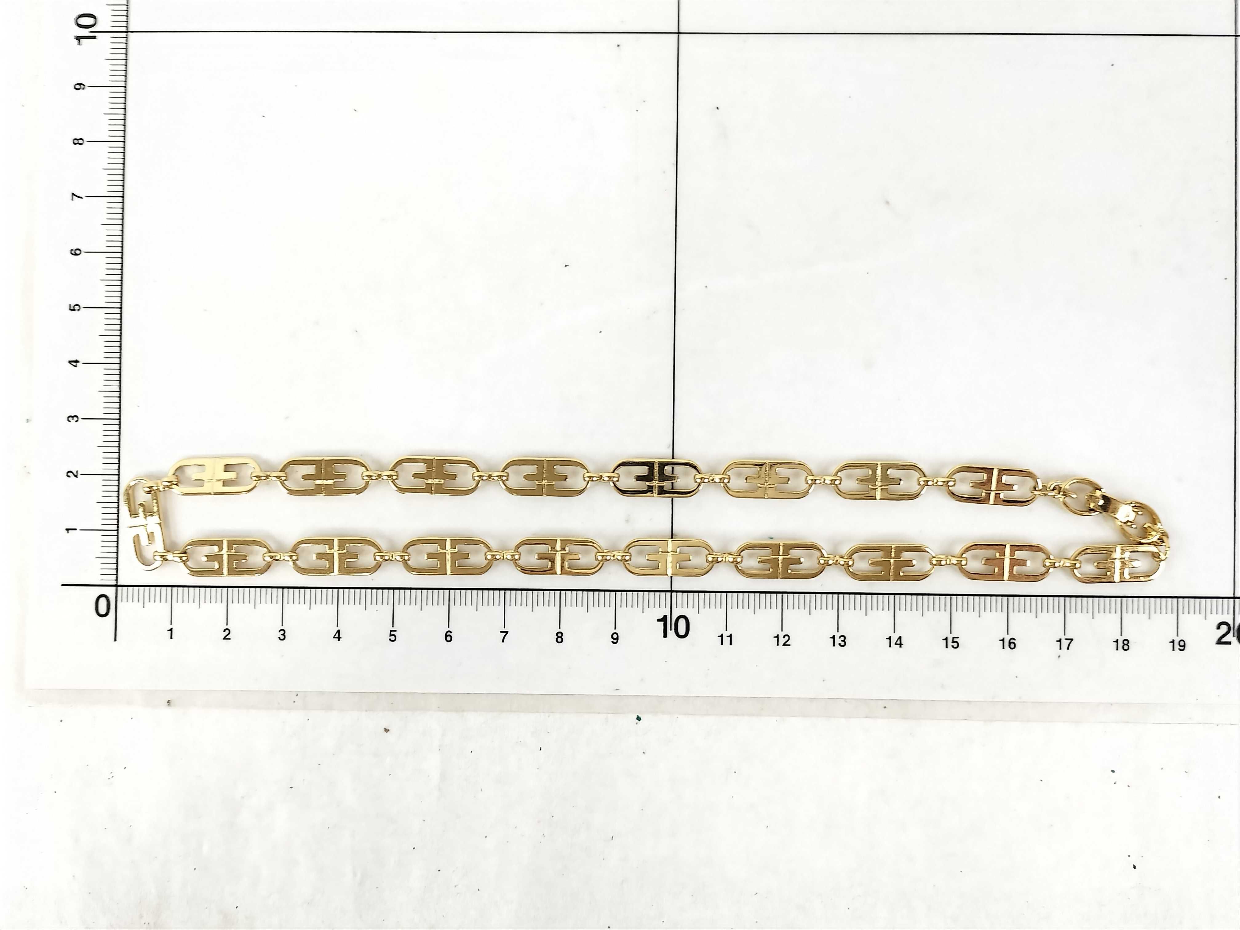 Long Necklace, Gold, G Logo Necklace — view 6