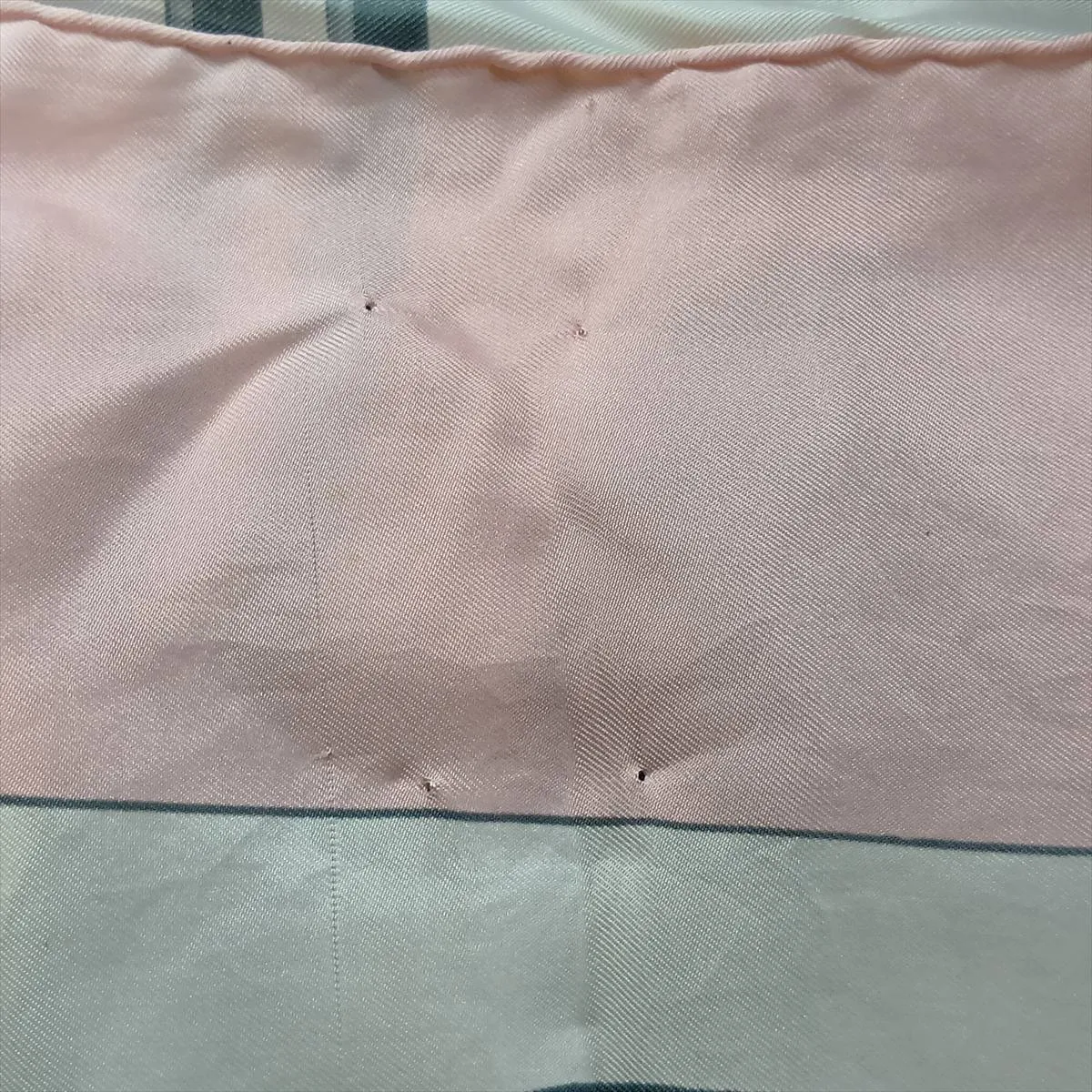 Carre 90 BRIDES de GARA scarf, silk, pink. Shows signs of wear, — view 8