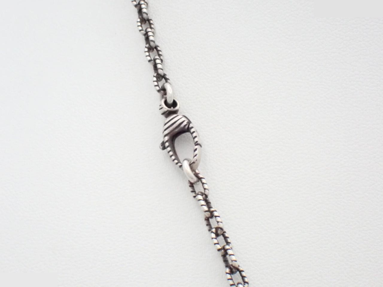 Interlocking G Arabesque Necklace, SV925, 18.5g — view 2