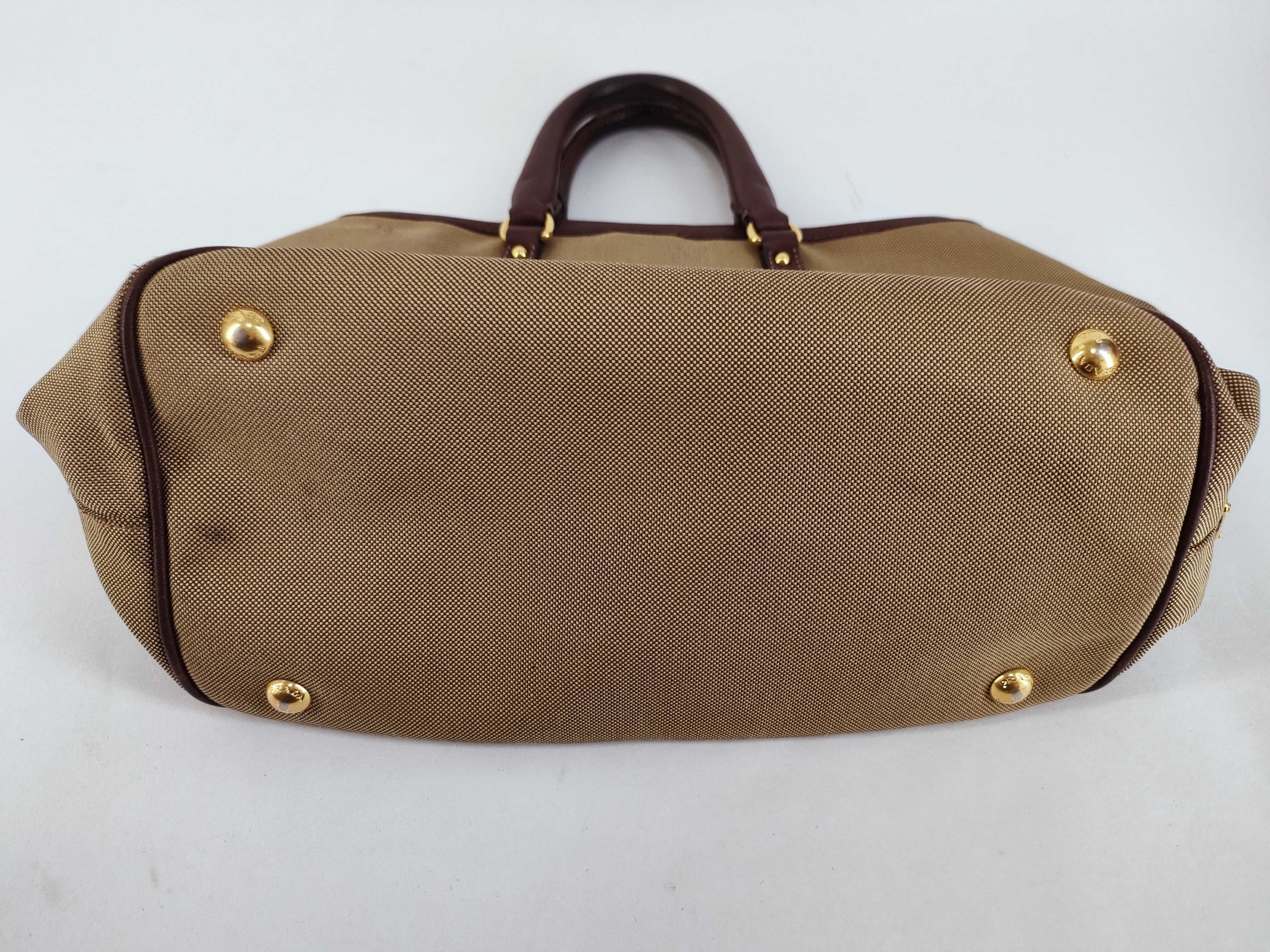 Logo Jacquard Ribbon Tote Handbag — view 7
