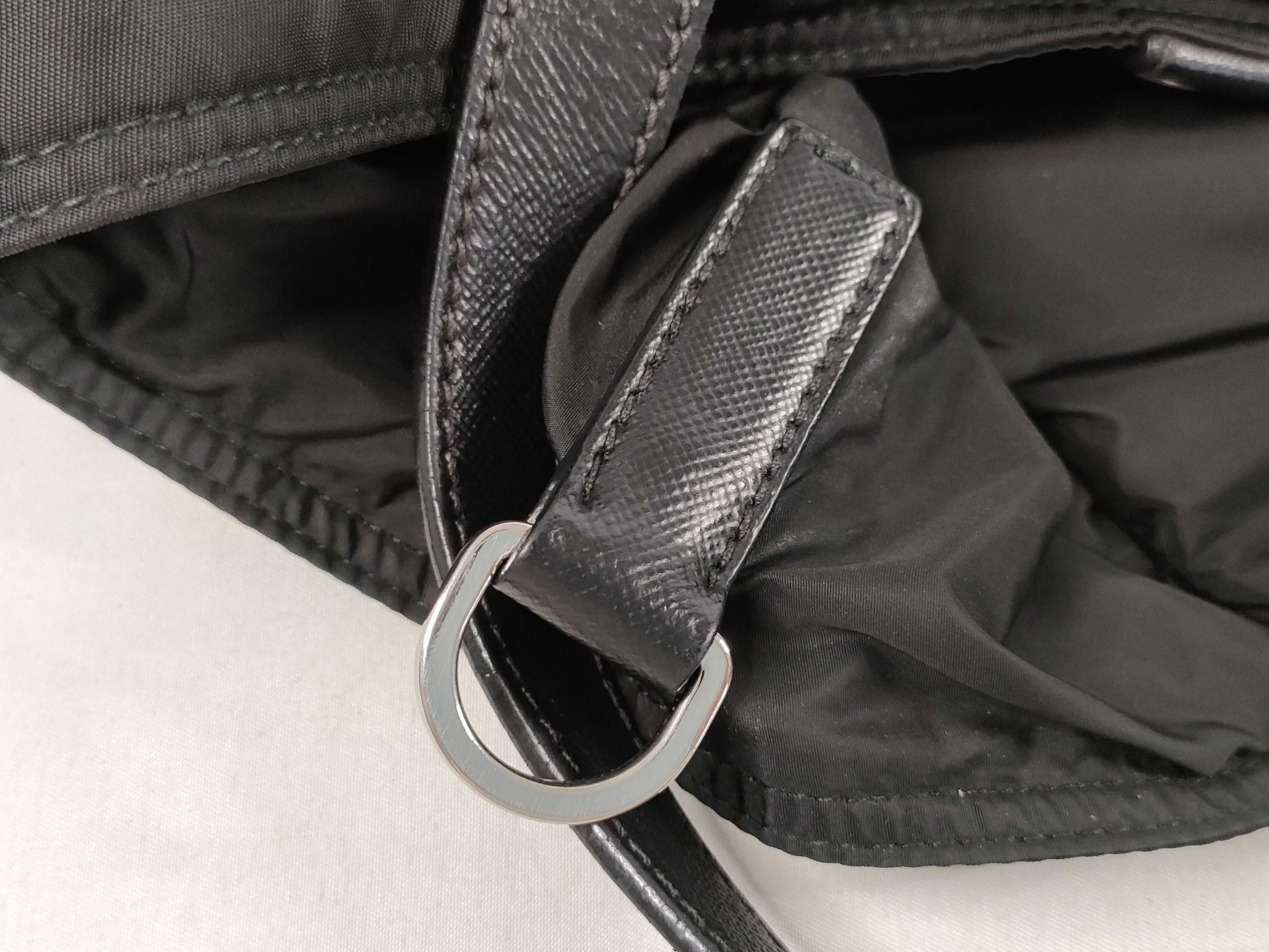 Nylon Prada Tote Bag Triangle Logo Black Bag Tote Bag — view 15
