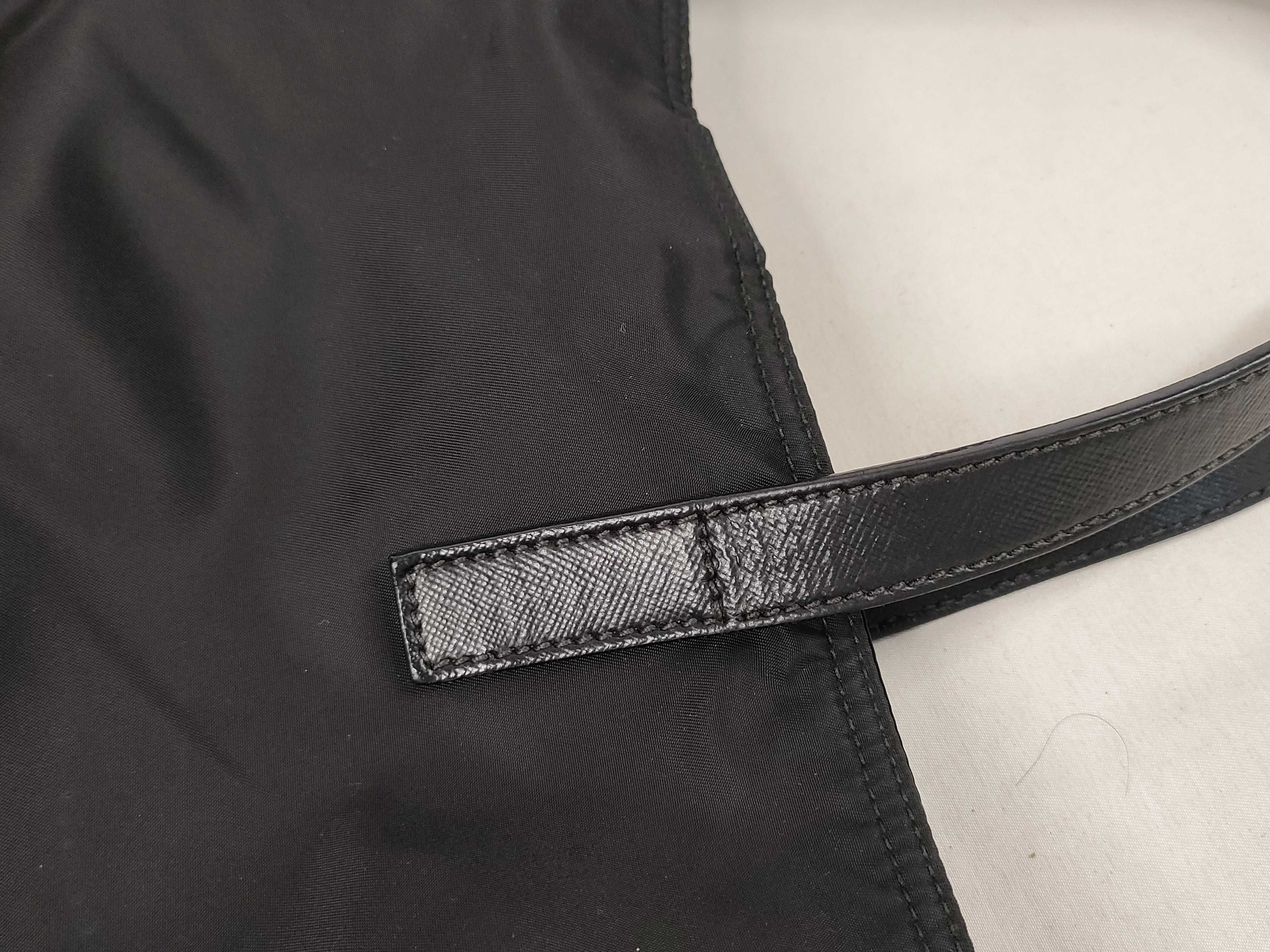 Nylon Prada Tote Bag Triangle Logo Black Bag Tote Bag — view 5