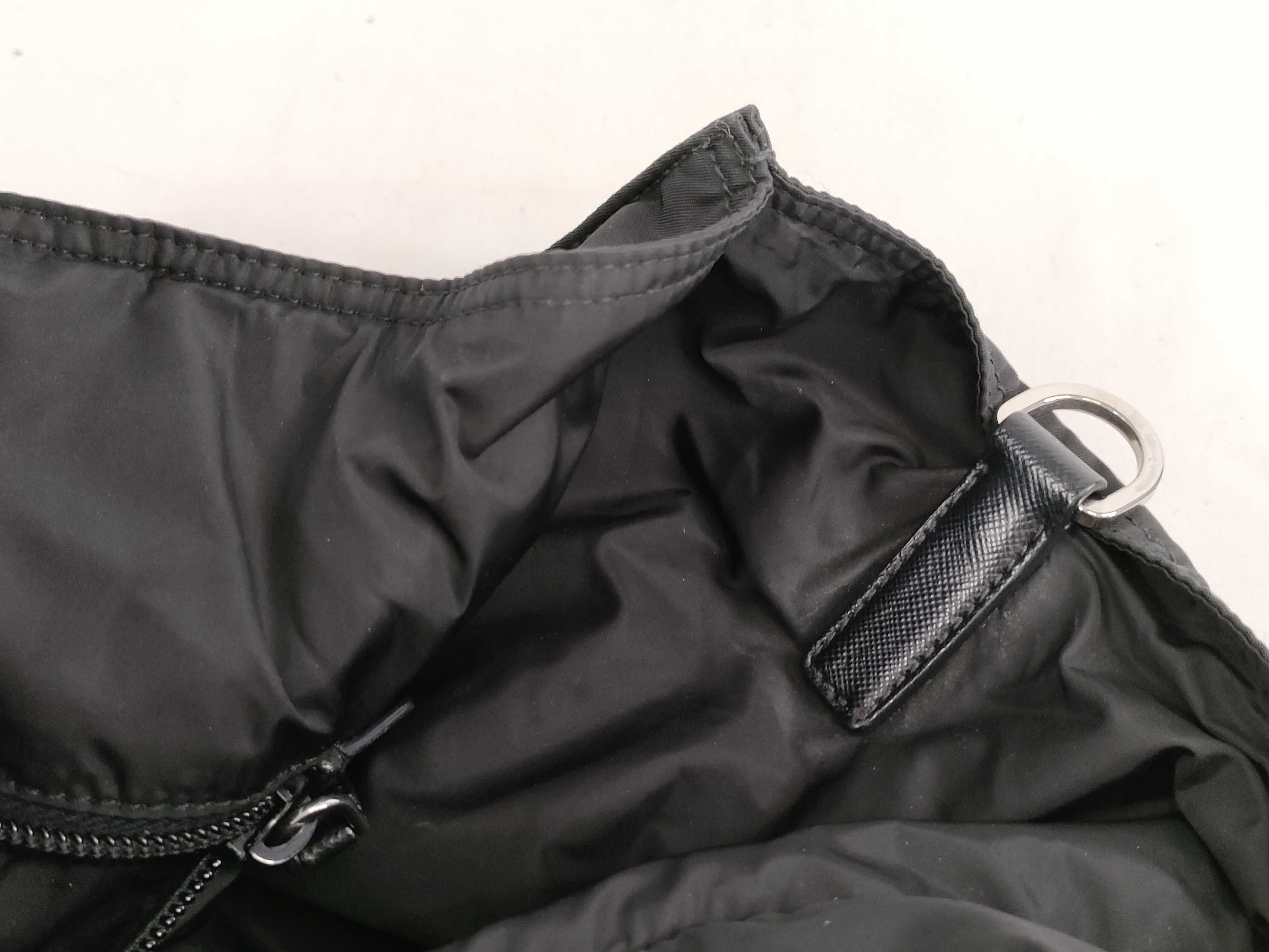 Nylon Prada Tote Bag Triangle Logo Black Bag Tote Bag — view 9