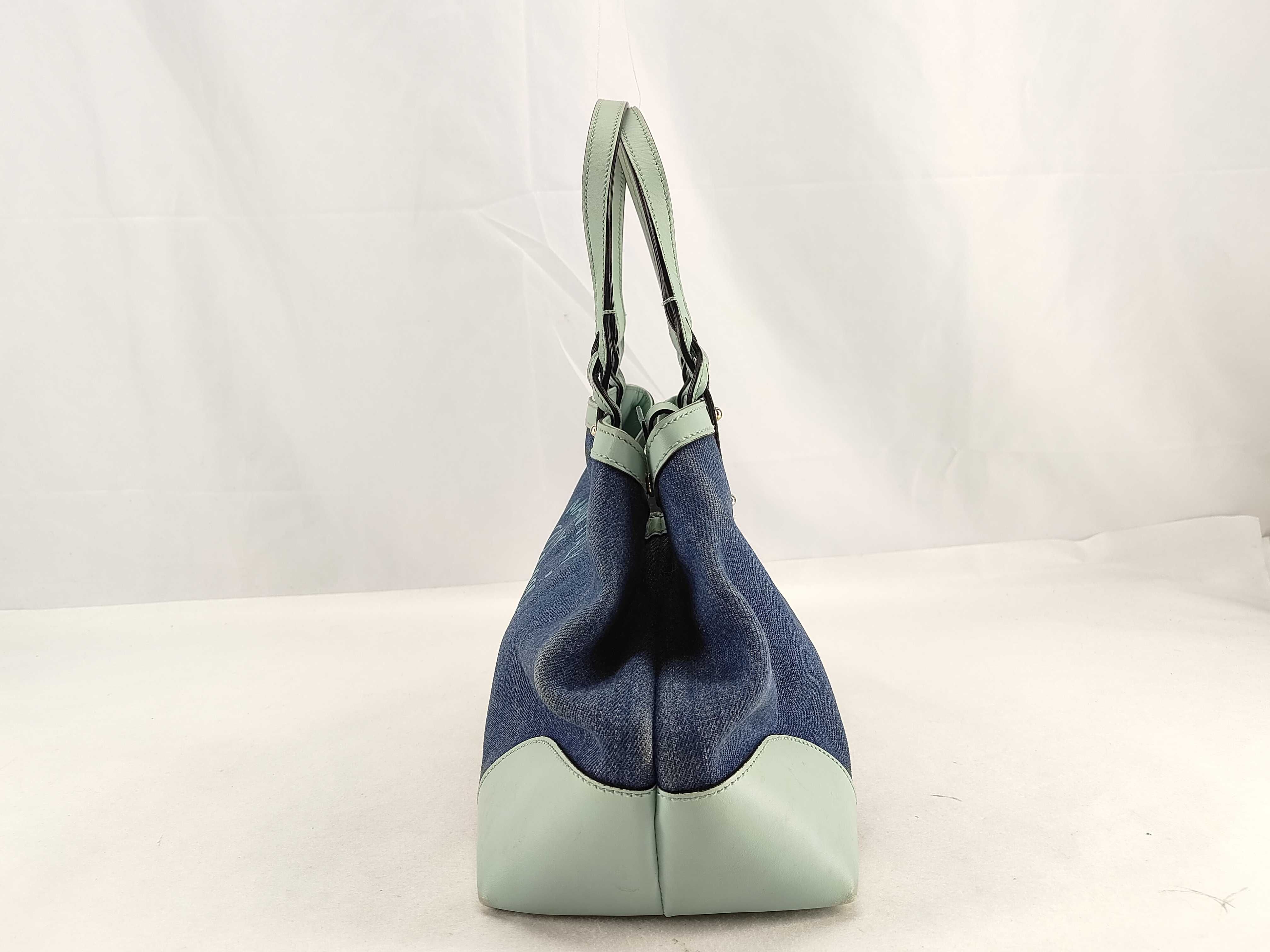 Craft Bag Denim Handbag Tote Bag Canvas Logo Y2K Vintage Tote Bag — view 3