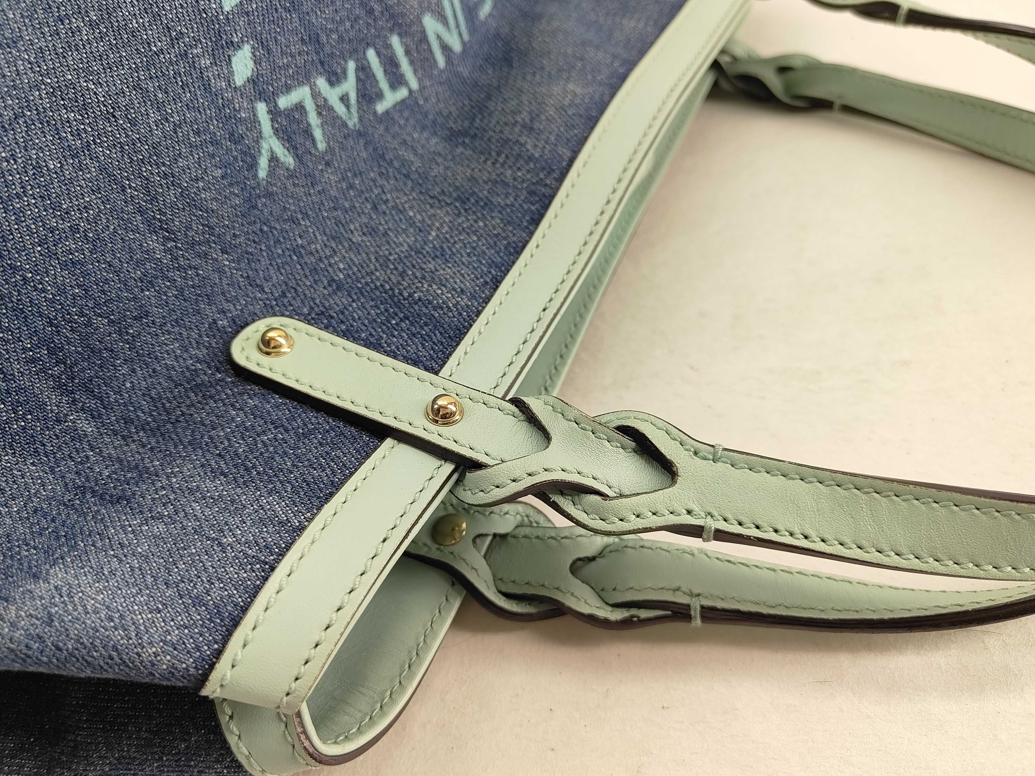 Craft Bag Denim Handbag Tote Bag Canvas Logo Y2K Vintage Tote Bag — view 7