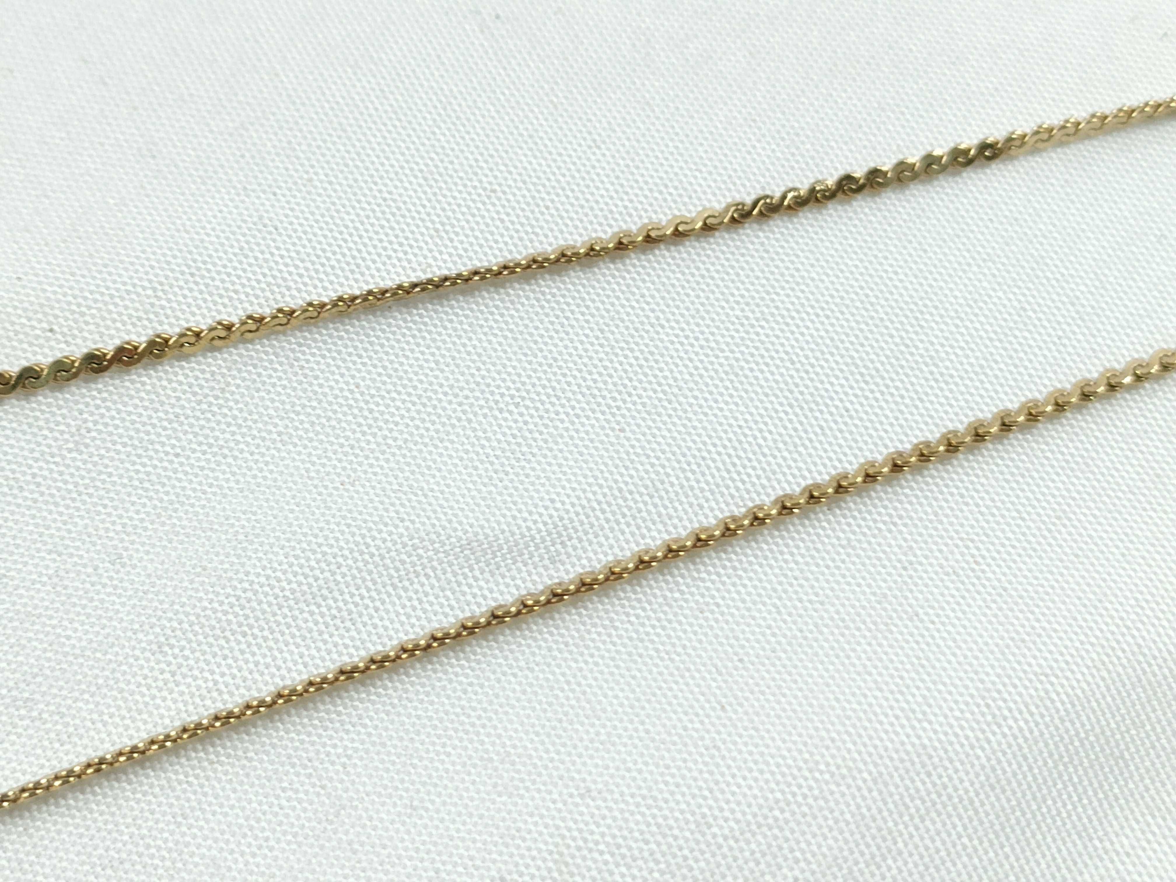 Christian necklace, rhinestone gold necklace — view 5