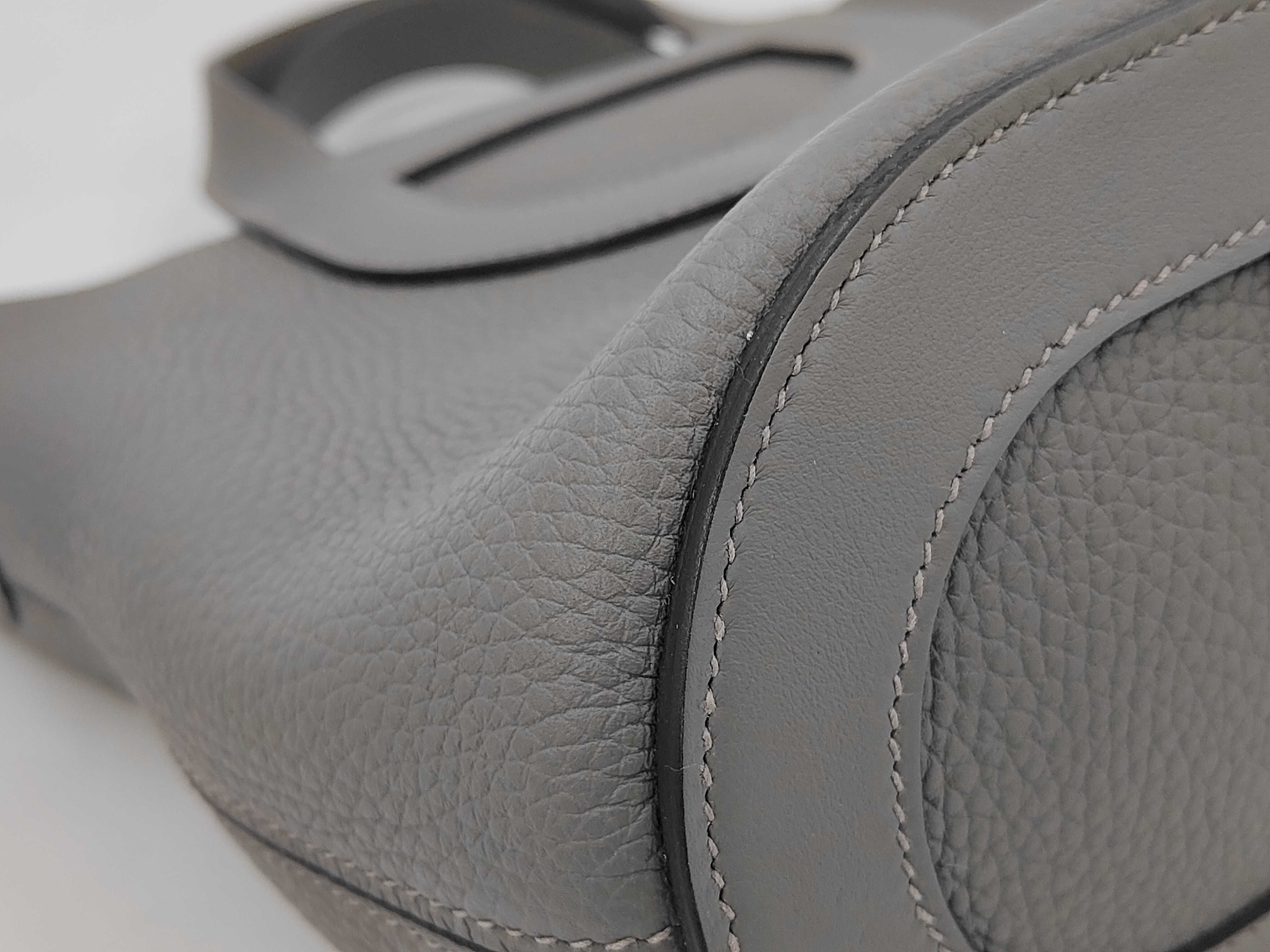 In the Loop 18 Handbag, Taurillon Clemence Leather, Grimayer Leather, Gold Hardware — view 6
