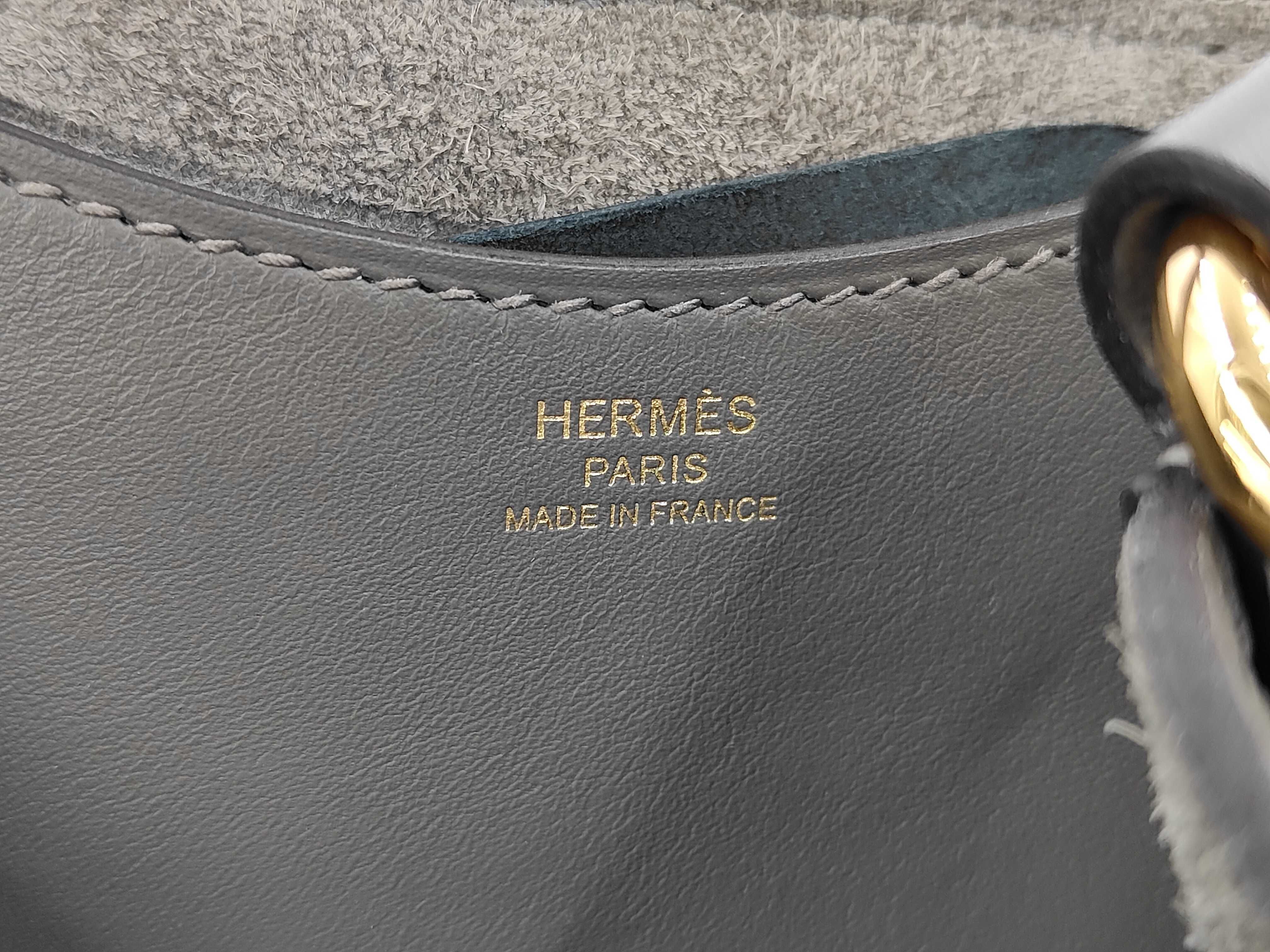 In the Loop 18 Handbag, Taurillon Clemence Leather, Grimayer Leather, Gold Hardware — view 9