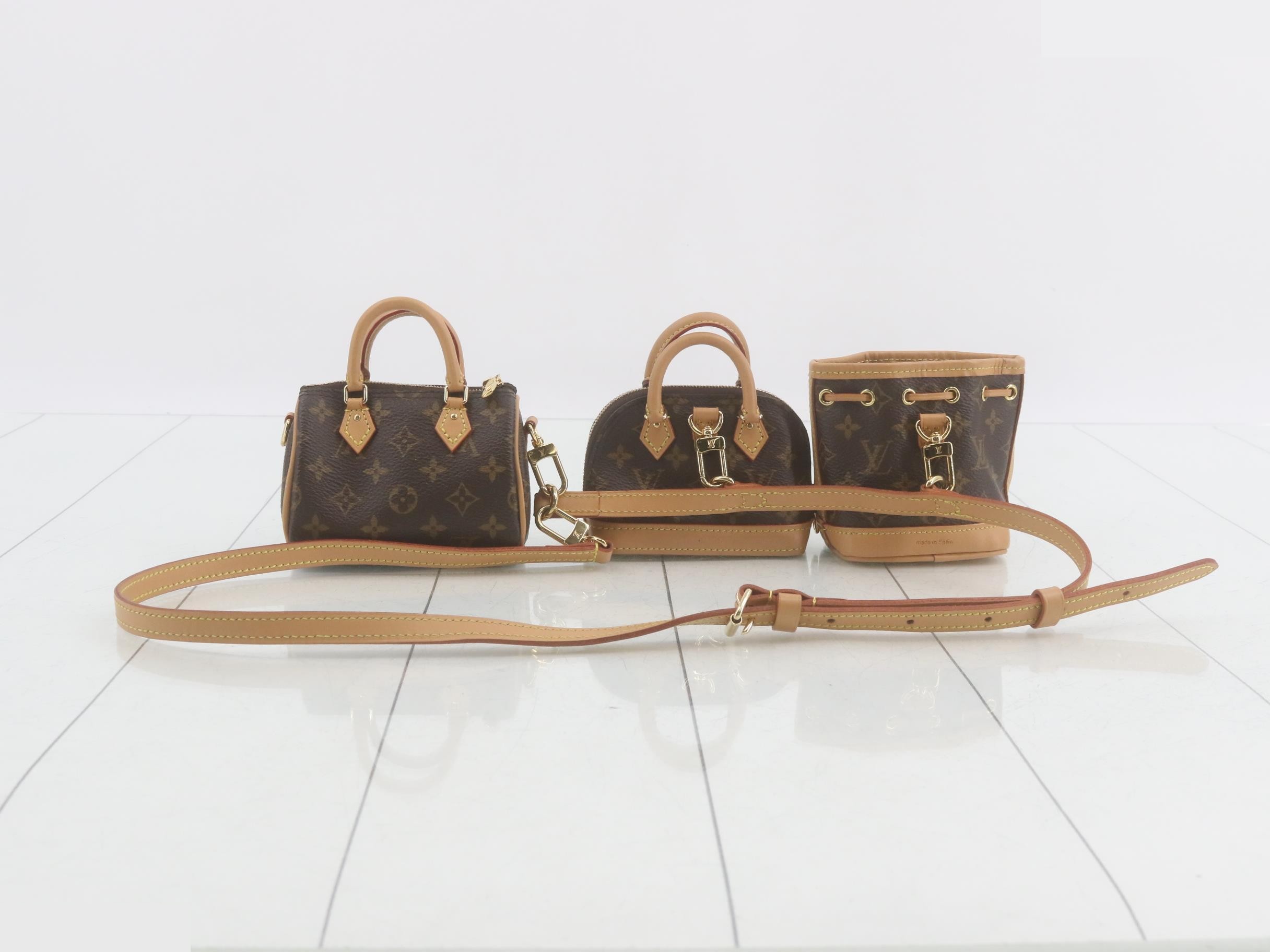 Monogram Trio Mini Icon Shoulder Bag — view 2