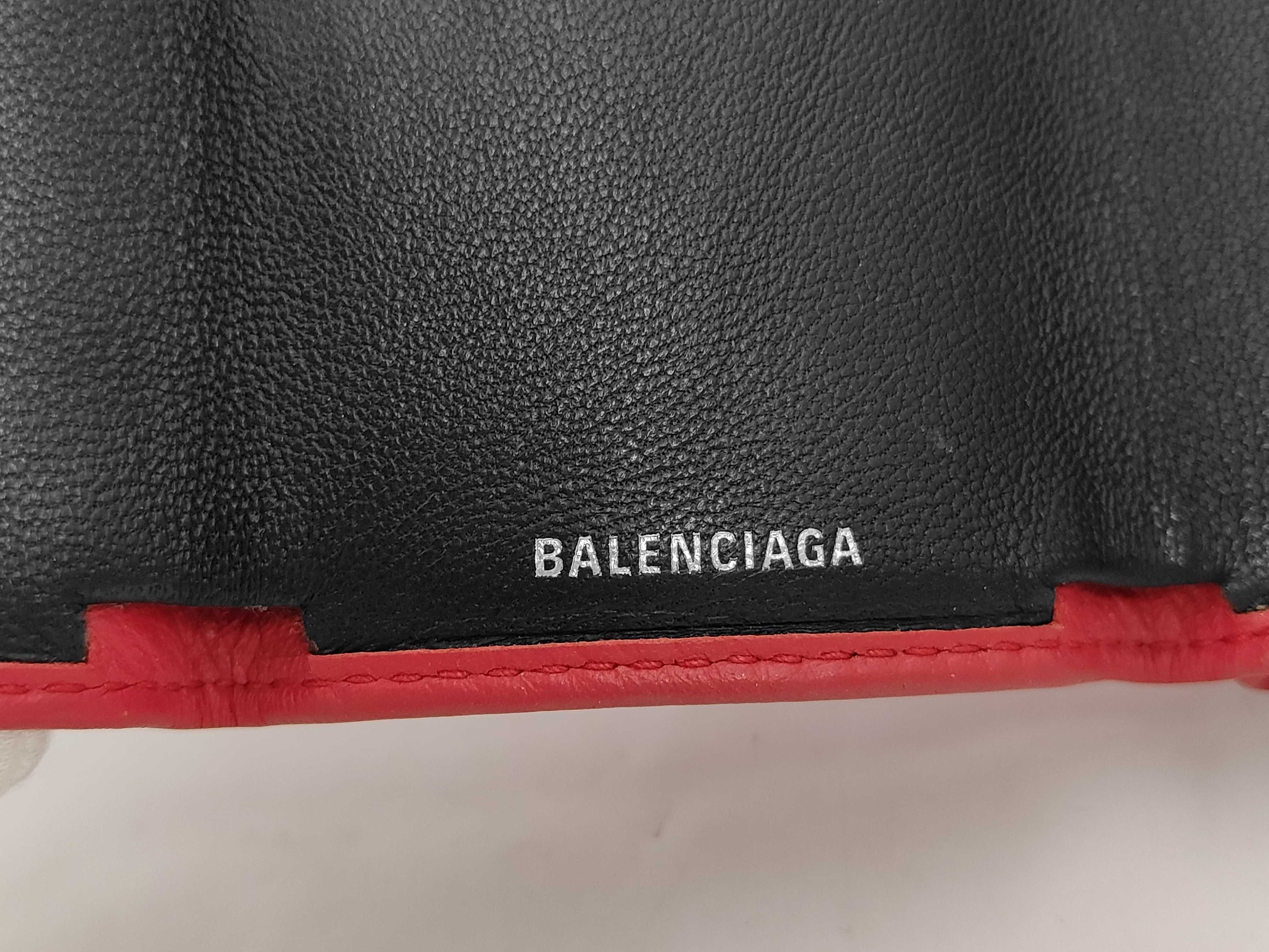 Tri-fold Wallet Leather Red Wallet — view 7
