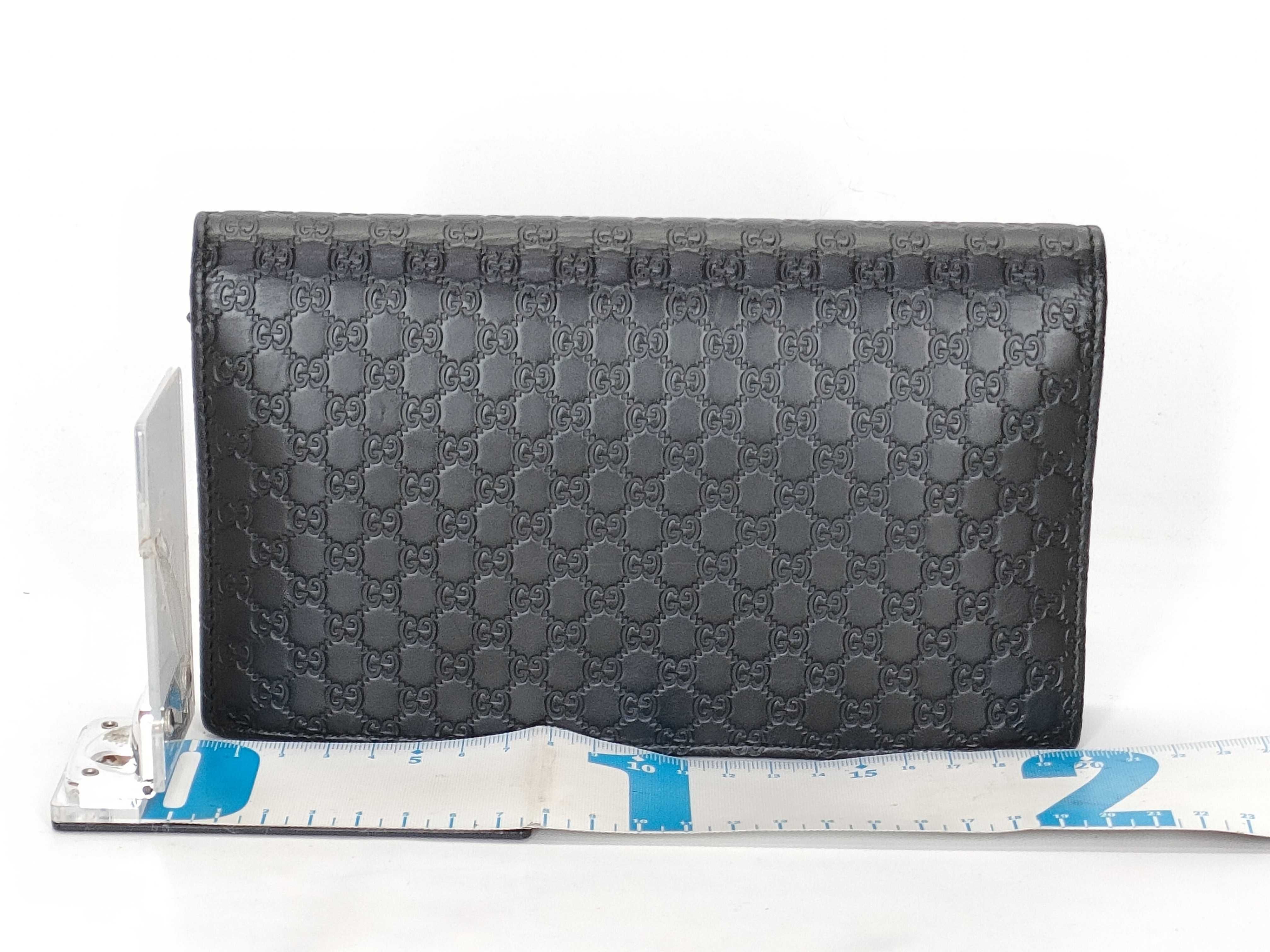 Guccissima Microguccissima Mini Leather Crossbody Chain Wallet Shoulder Bag — view 2