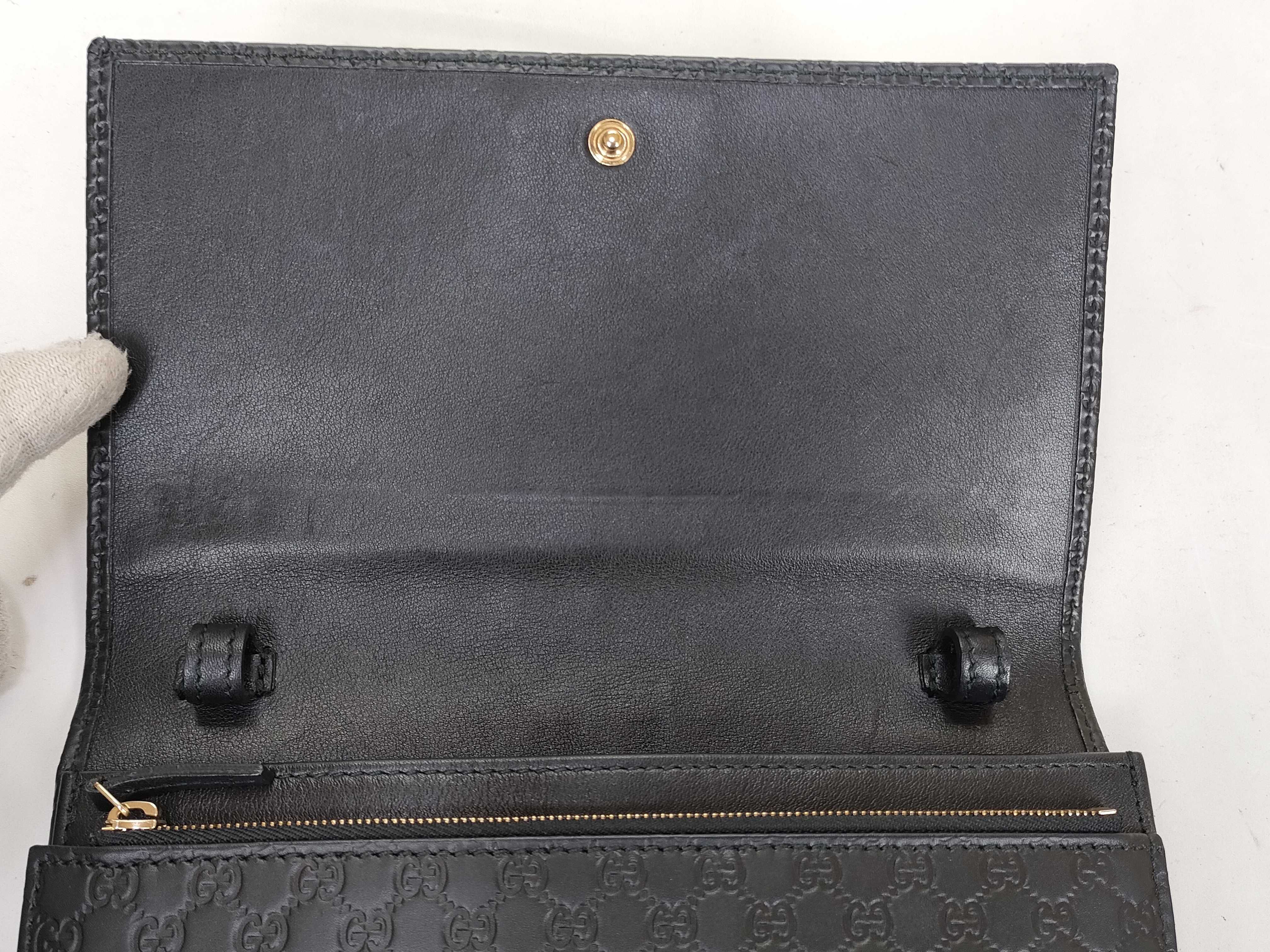 Guccissima Microguccissima Mini Leather Crossbody Chain Wallet Shoulder Bag — view 9