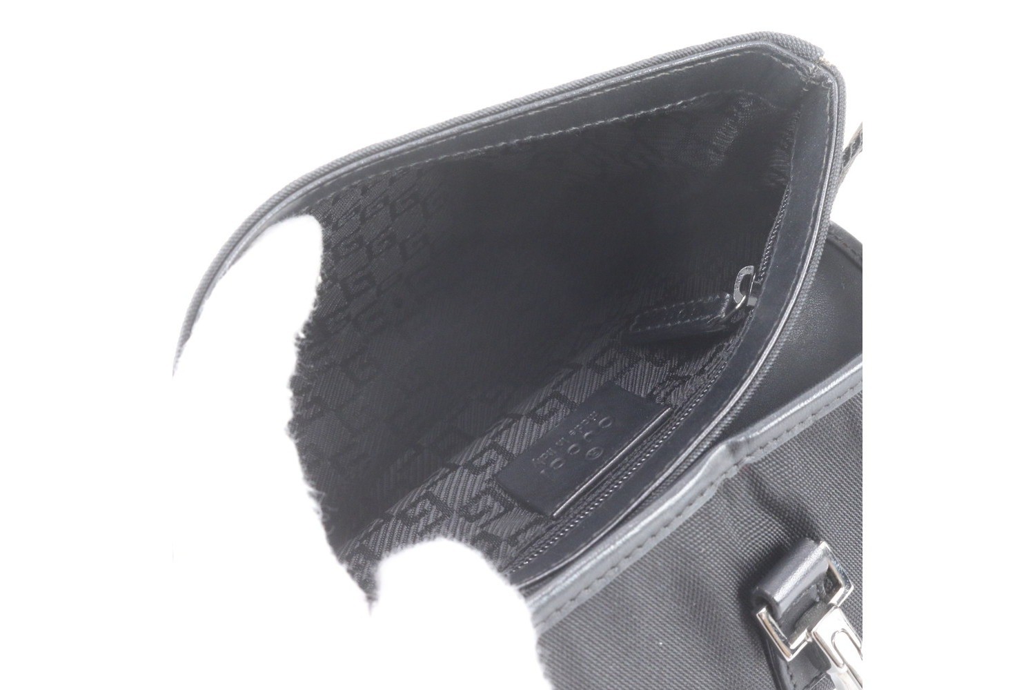 Jackie 92543 Leather Nylon 2-Way Body Bag — view 7