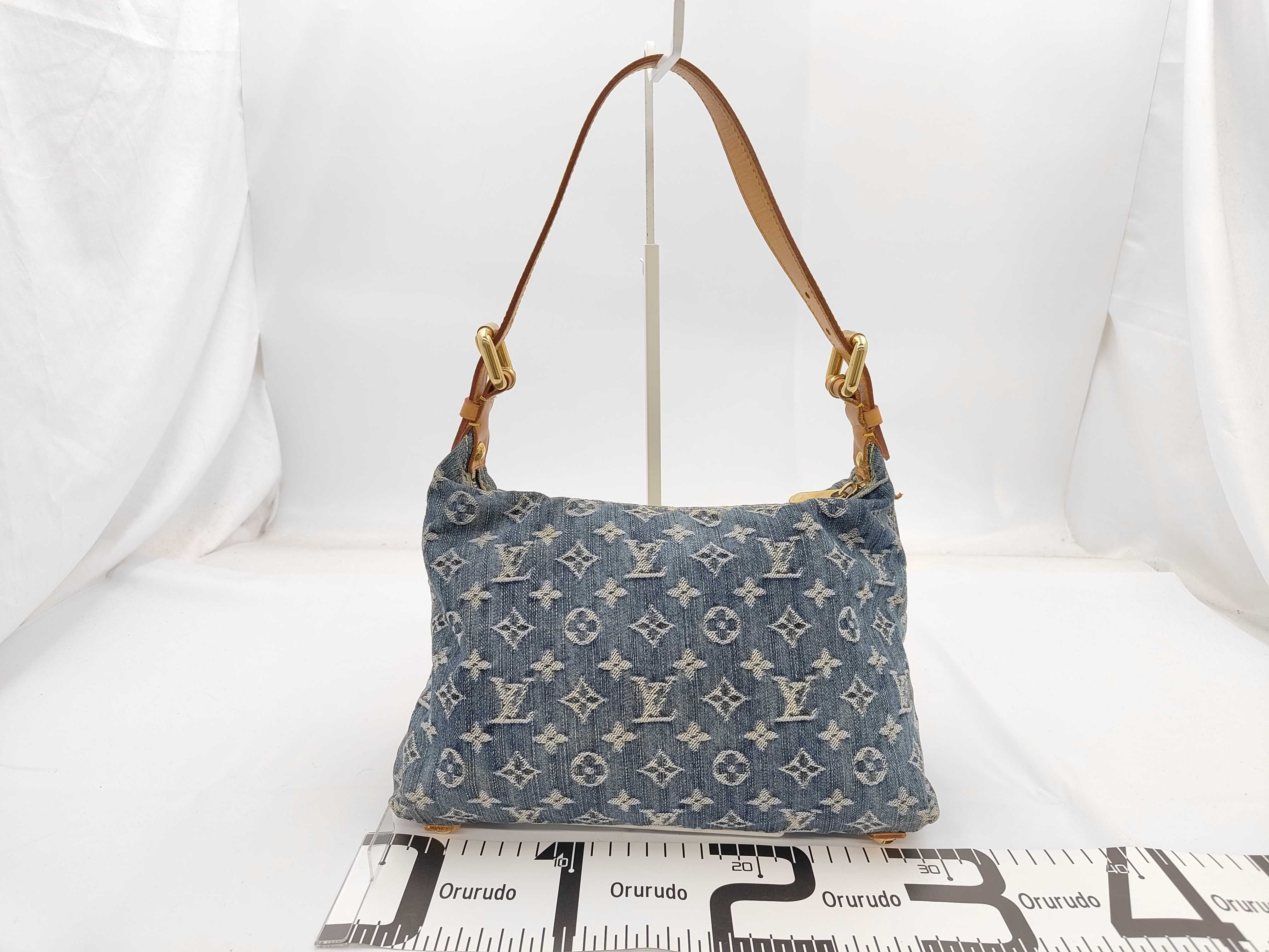 Monogram Denim LV Baggy PM Shoulder Bag Handbag — view 2