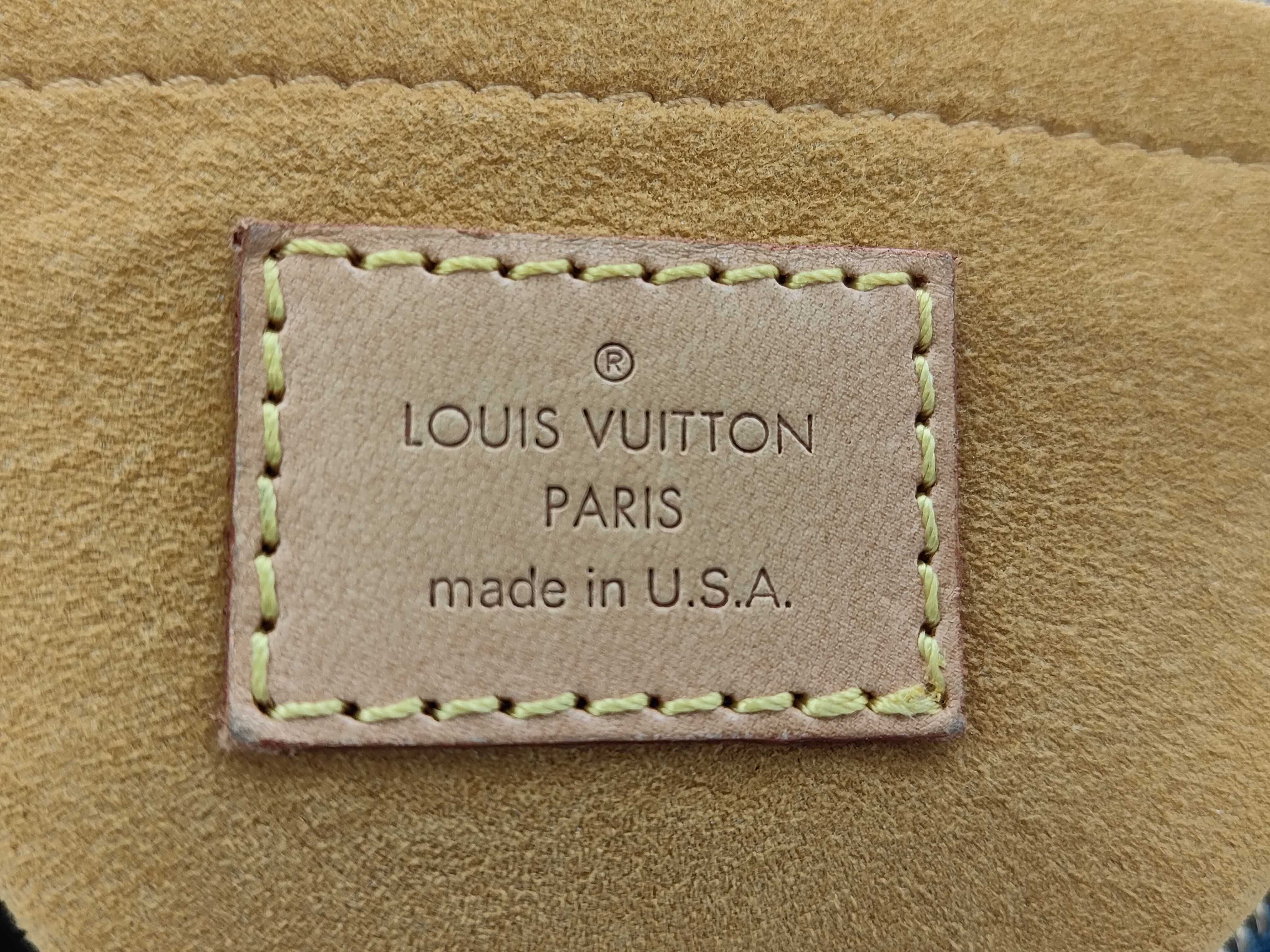 Monogram Denim LV Baggy PM Shoulder Bag Handbag — view 11