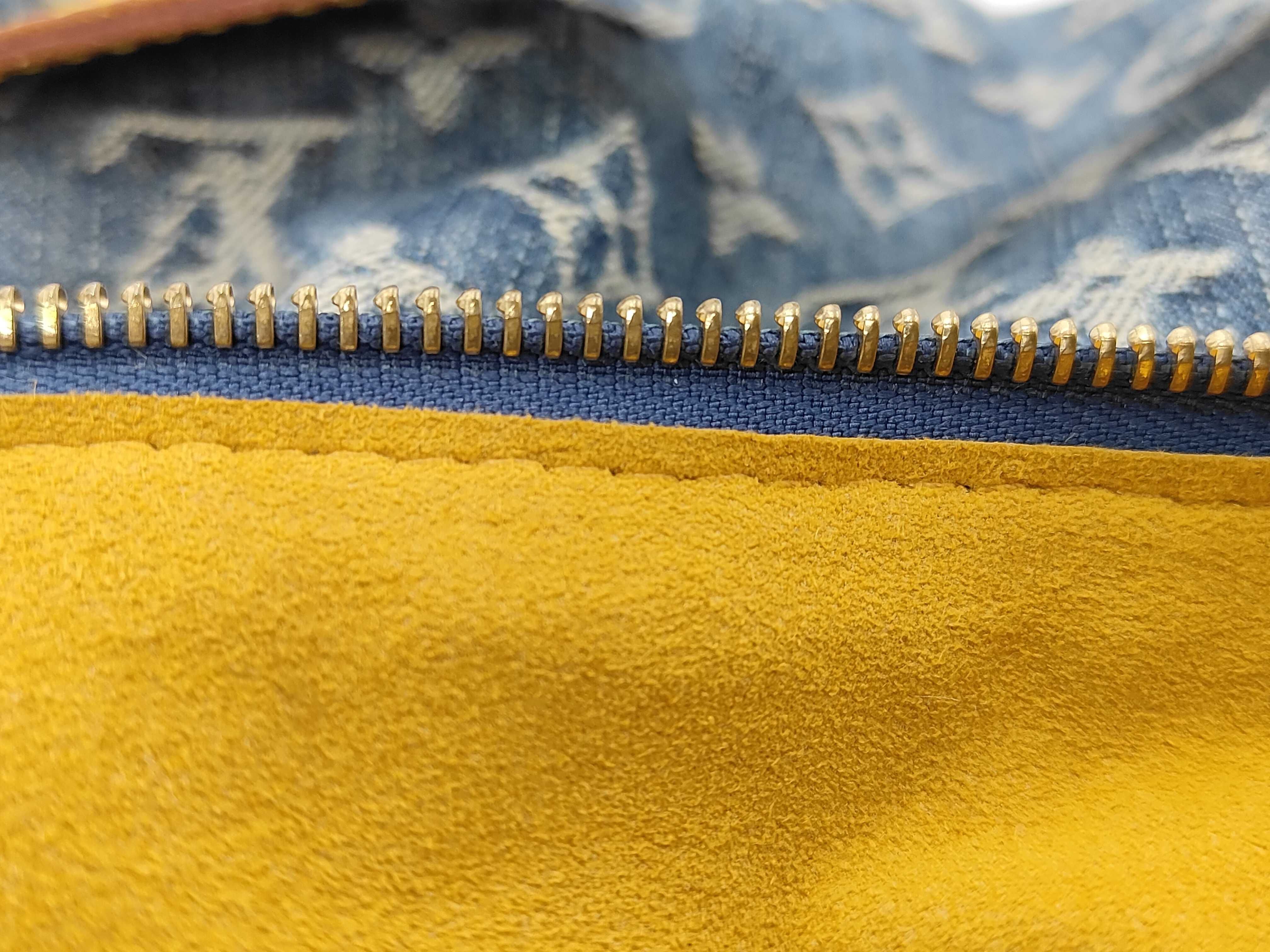 Monogram Denim LV Baggy PM Shoulder Bag Handbag — view 12