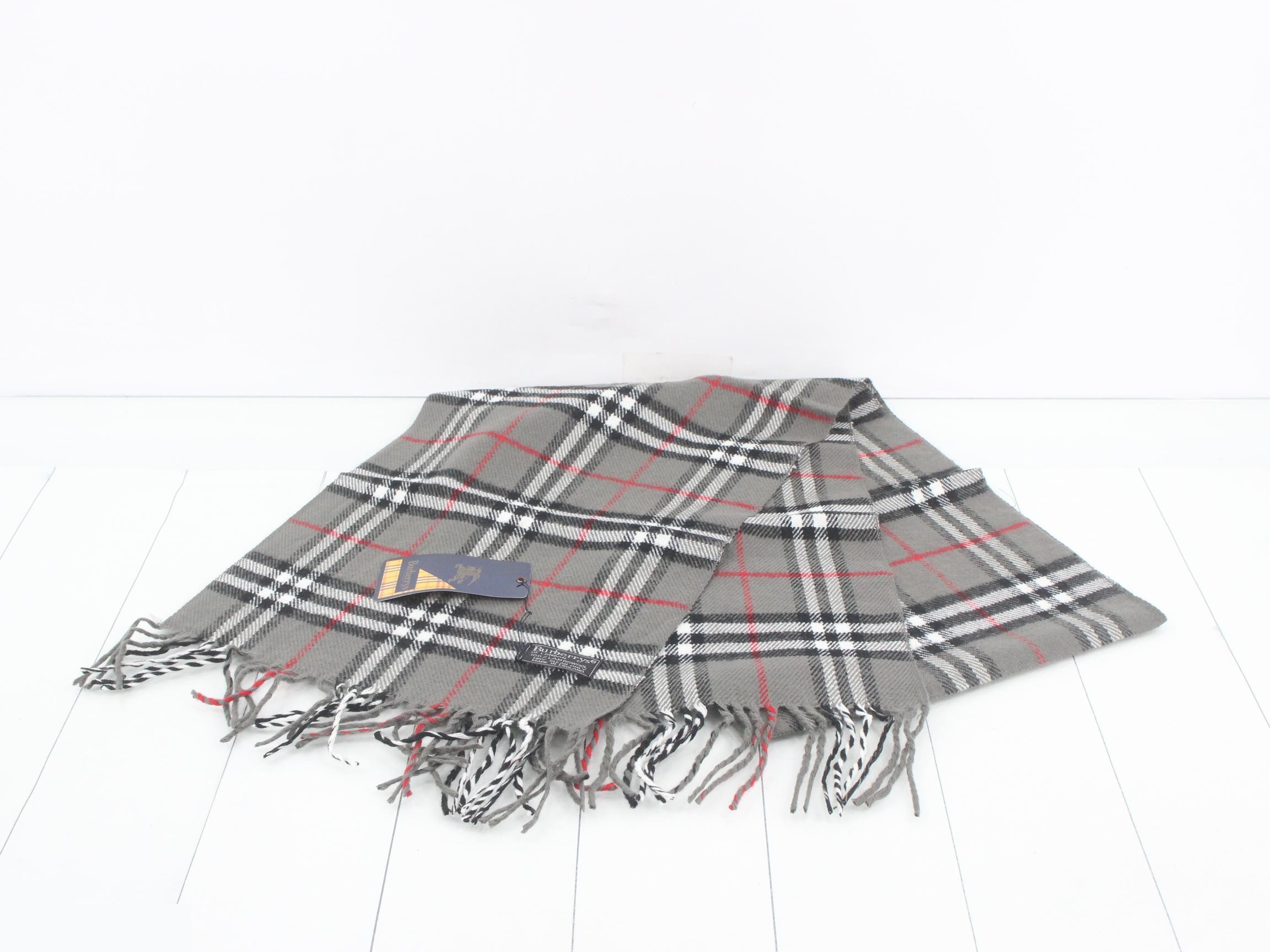 Nova Check Scarf, Gray — view 2