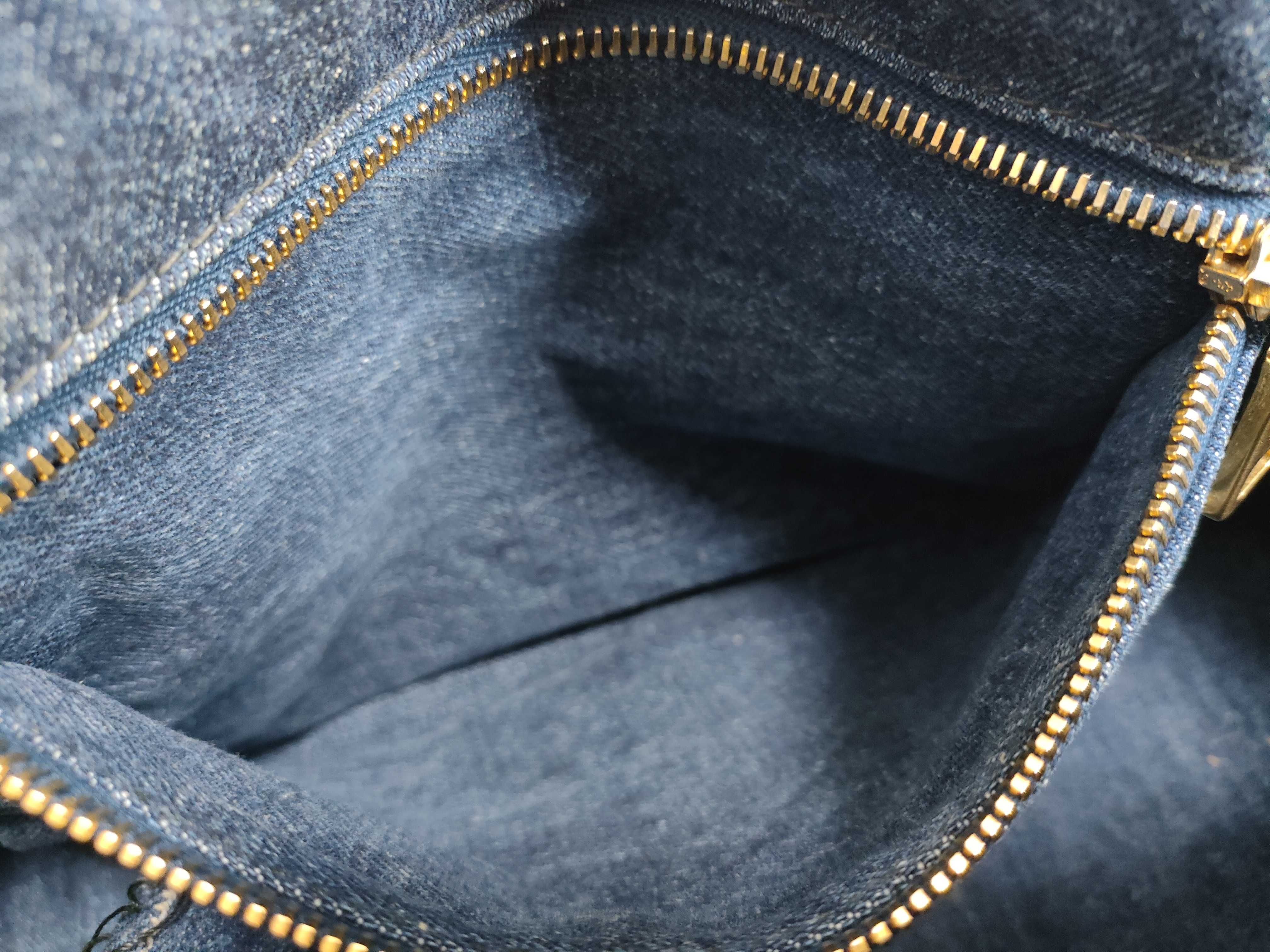 Canapa Denim Tote Bag M with Strap — view 12