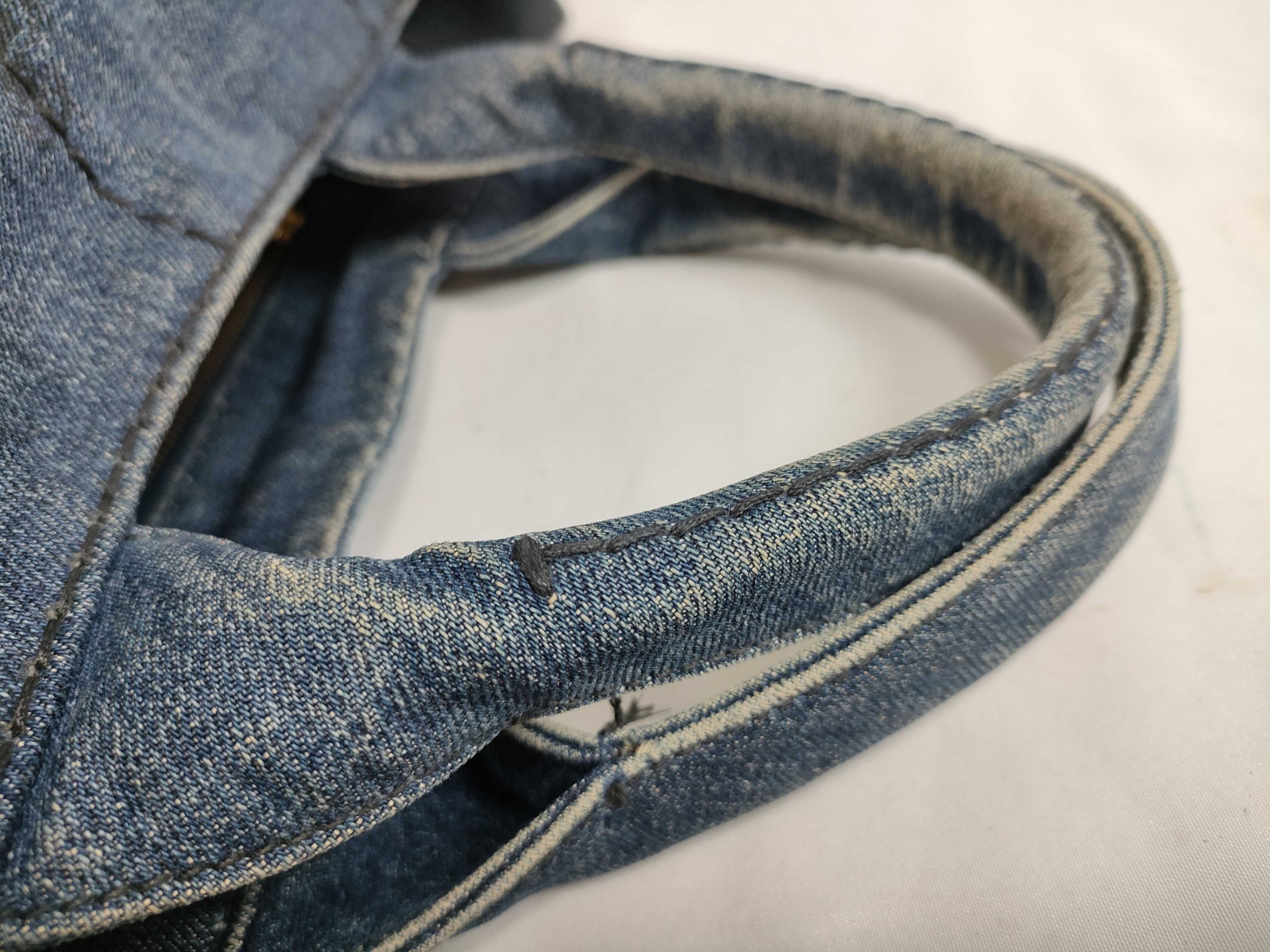 Canapa Denim Tote Bag M with Strap — view 3