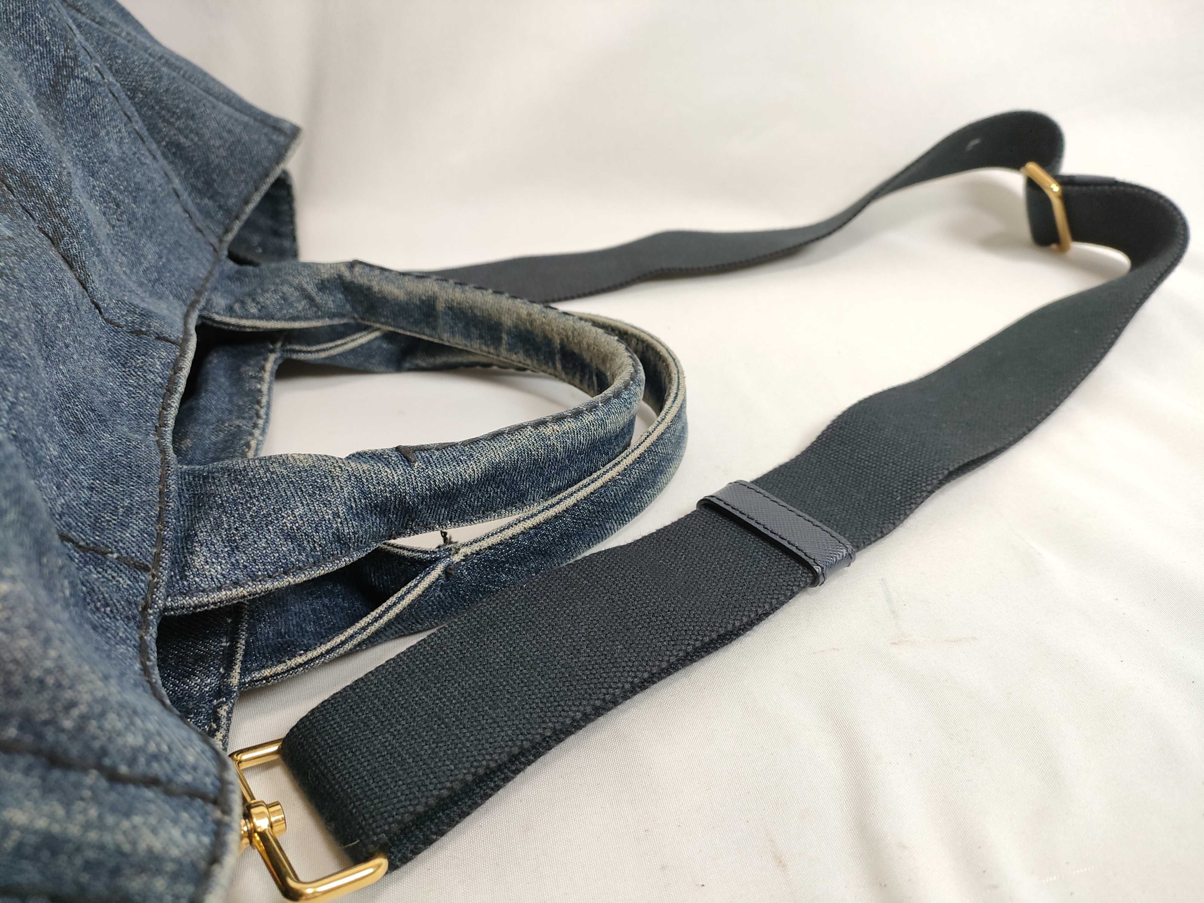 Canapa Denim Tote Bag M with Strap — view 6