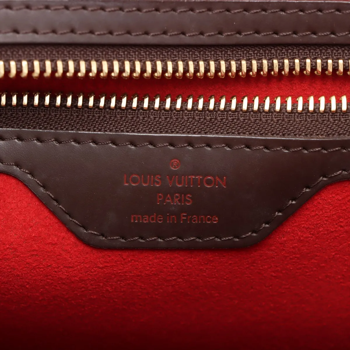 Damier Bergamo MM N41168 FL2182 Brown — view 12