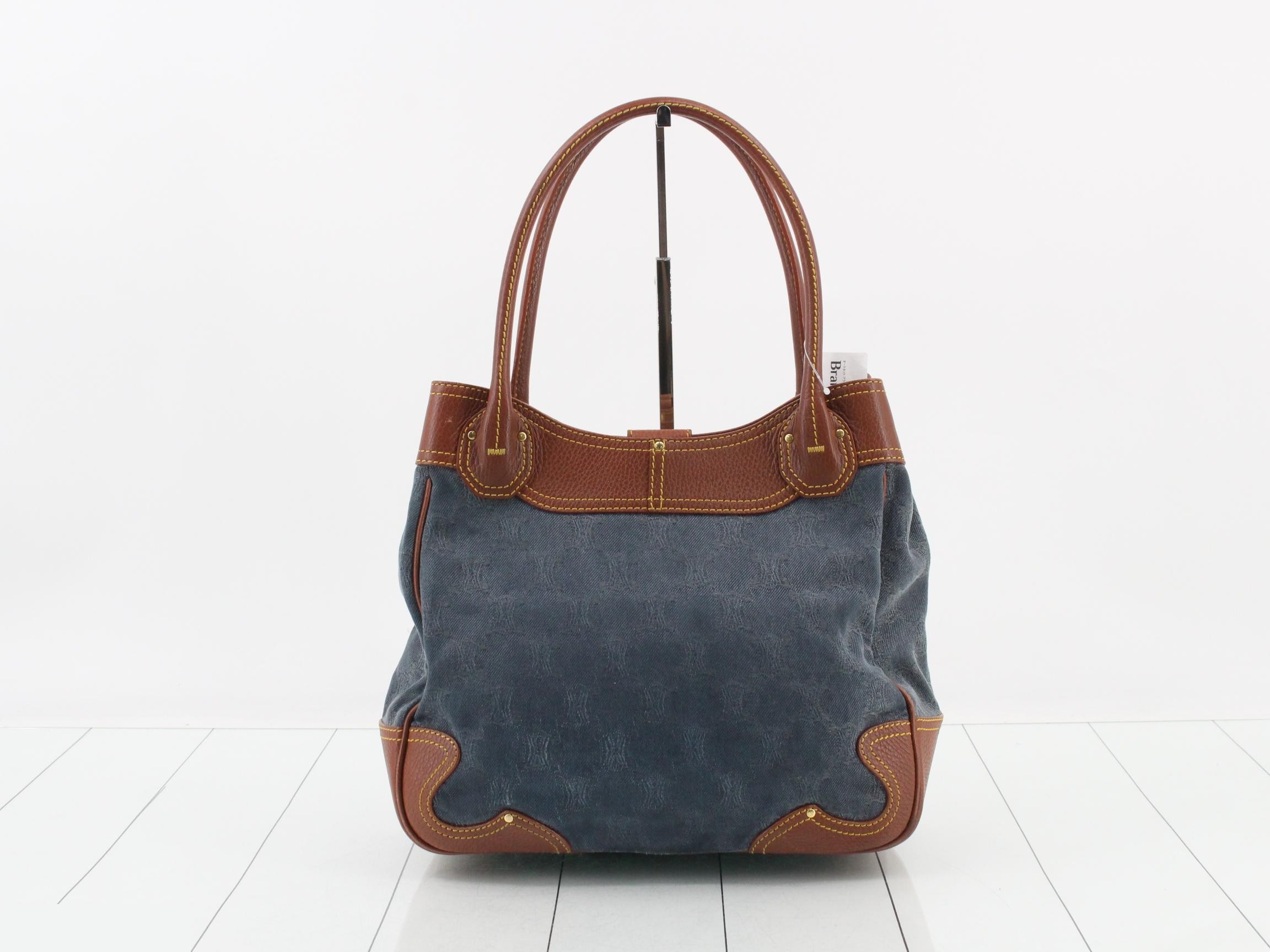 Paris Macadam Denim Tote — view 2