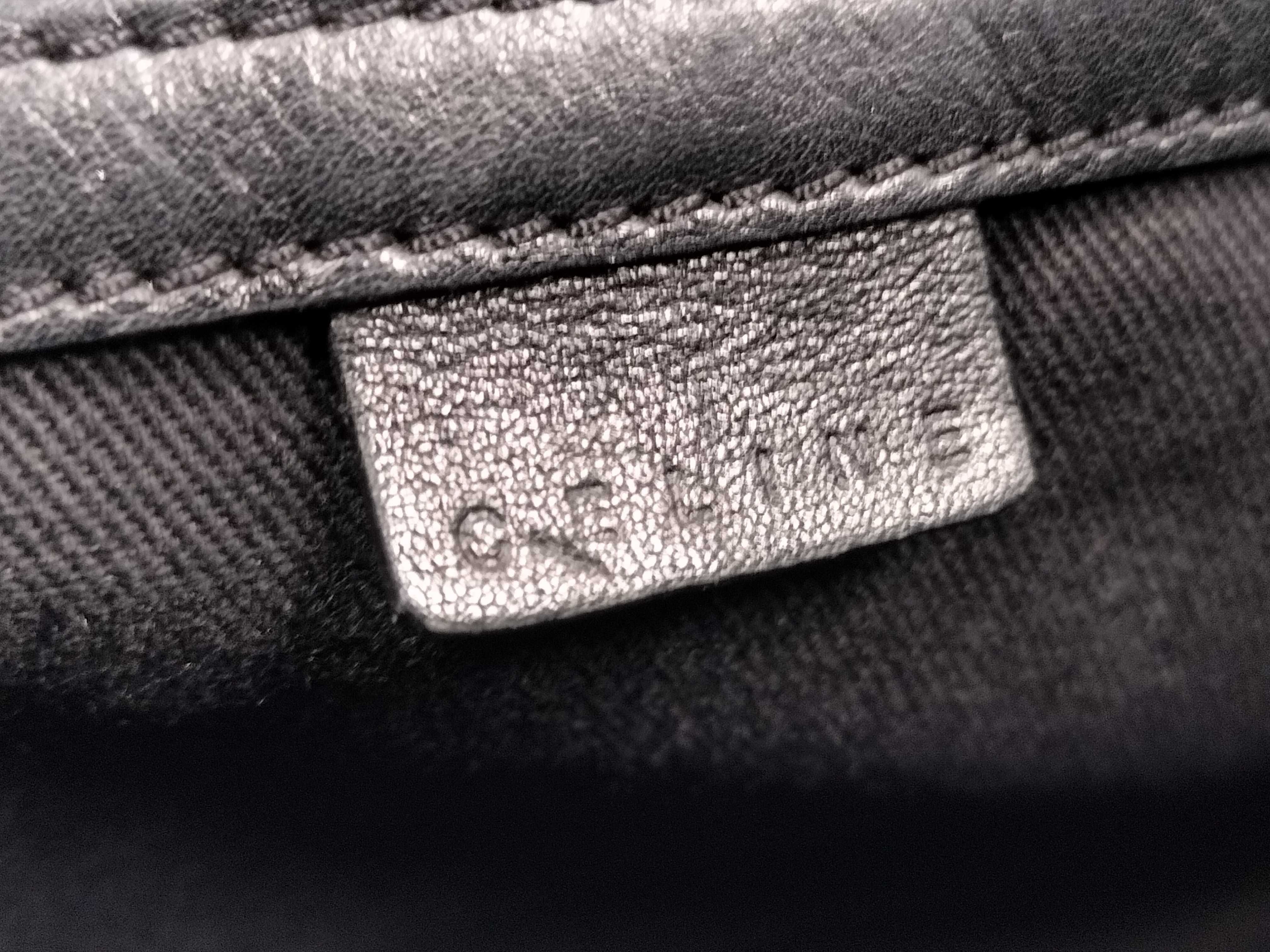 Boogie C Macadam Suede Handbag CE00/23 Black Handbag — view 13