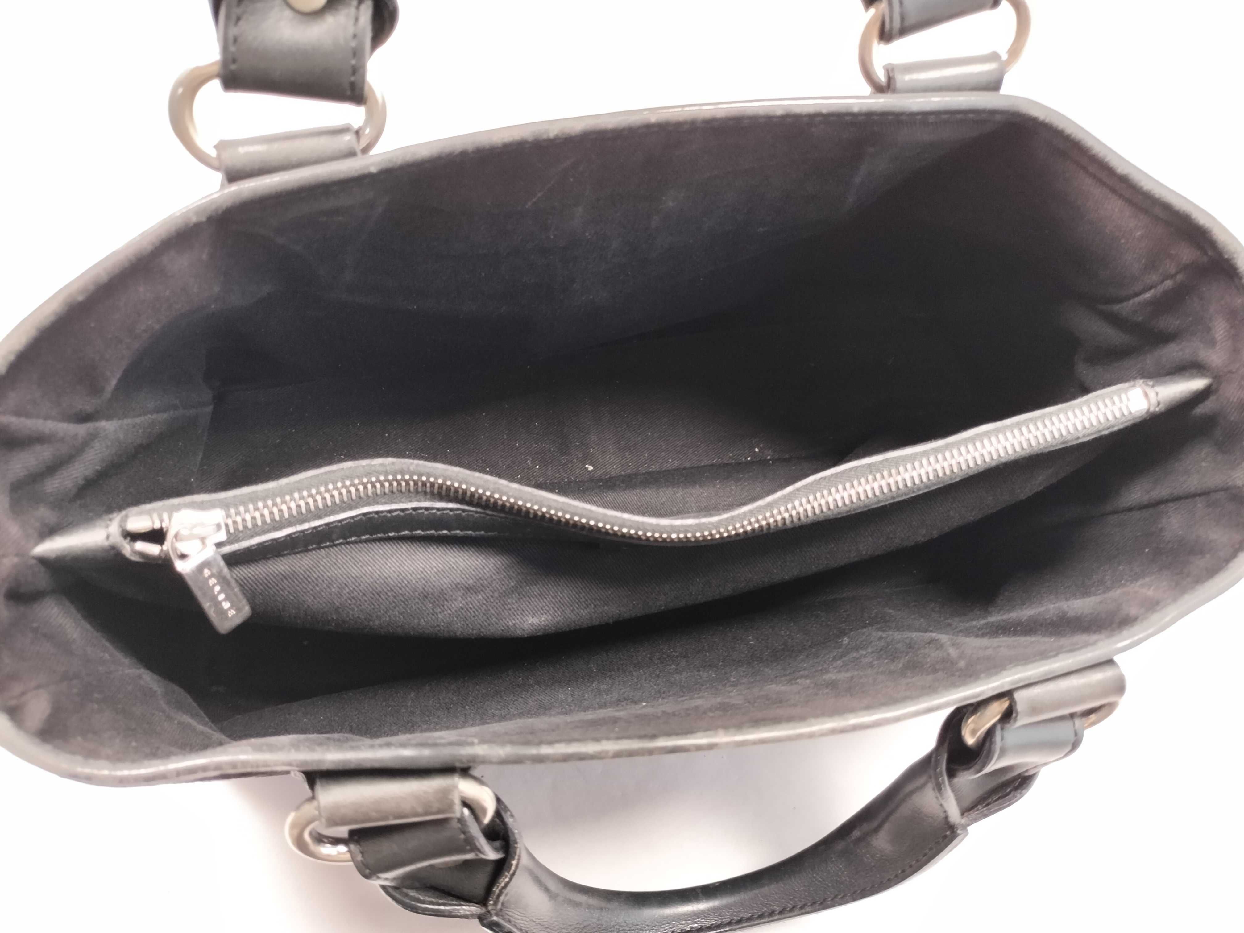 Boogie C Macadam Suede Handbag CE00/23 Black Handbag — view 9