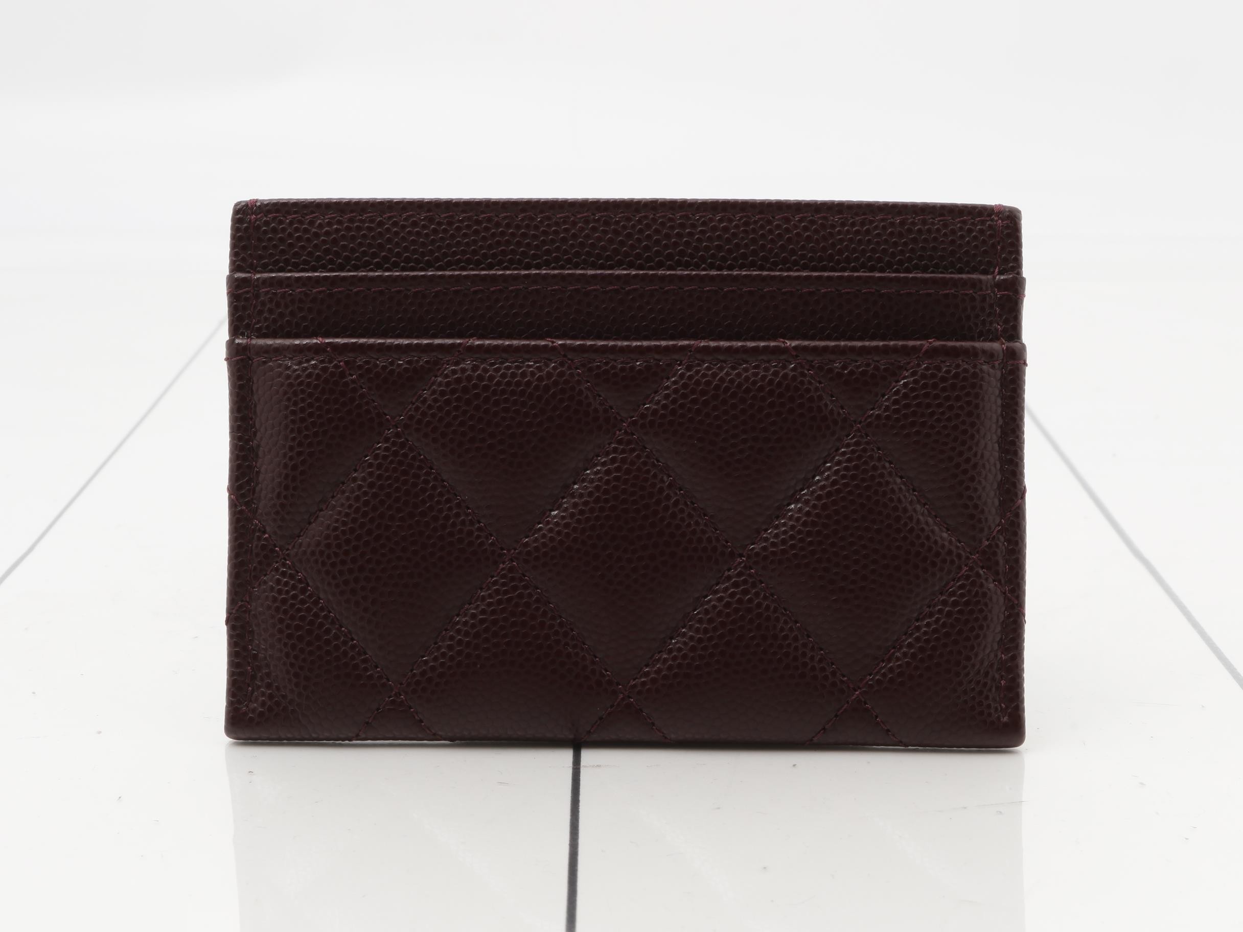 Vintage calfskin card case — view 2