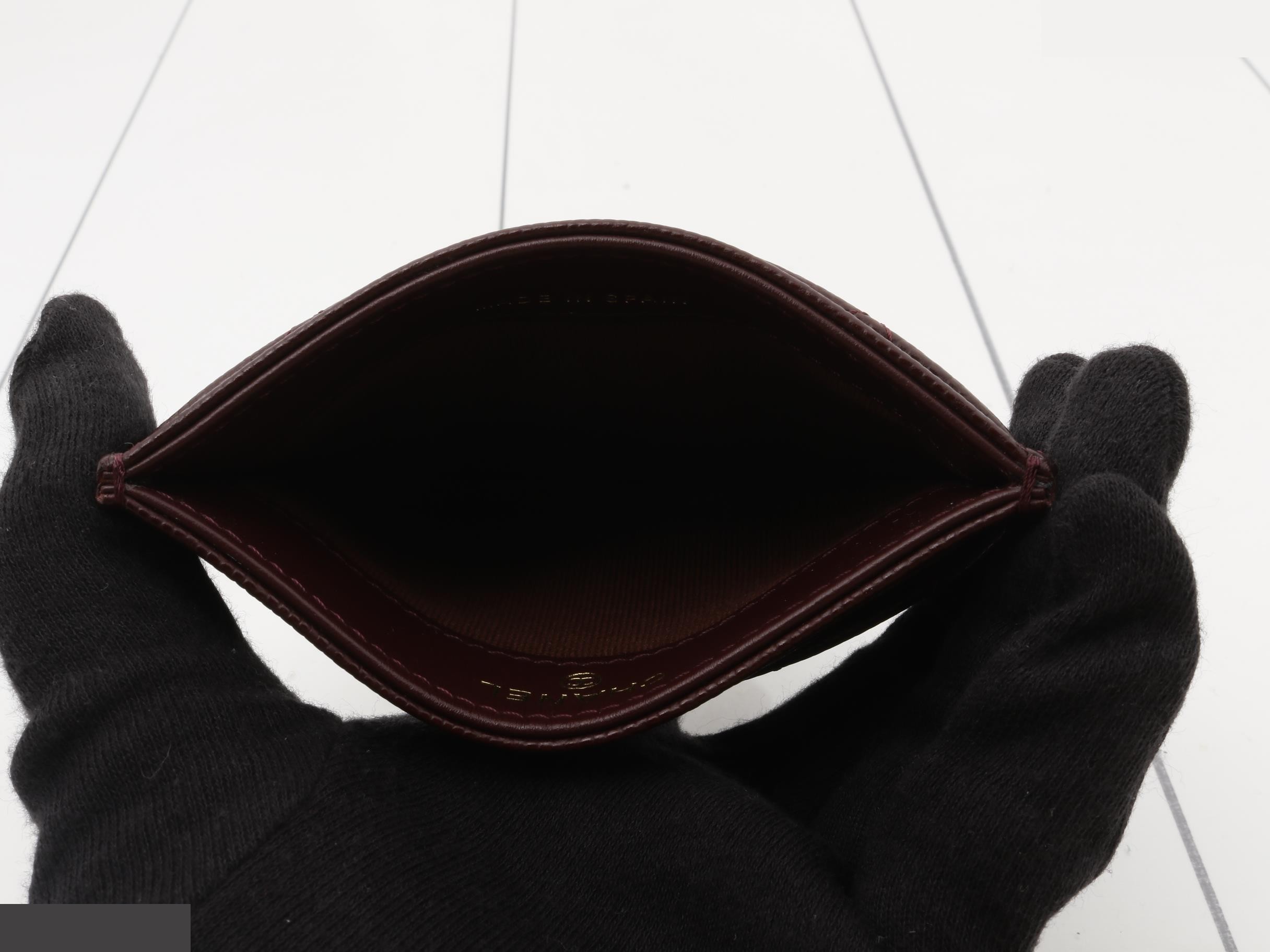 Vintage calfskin card case — view 4