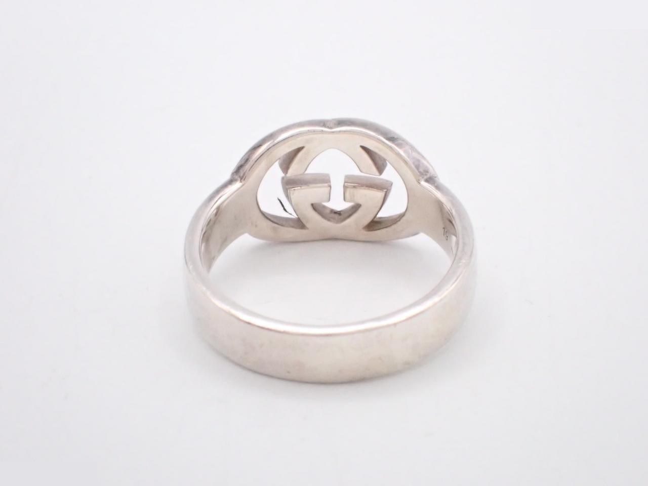 Interlocking G Brit Ring 190483, Stamped 19, Actual Size #18 — view 2