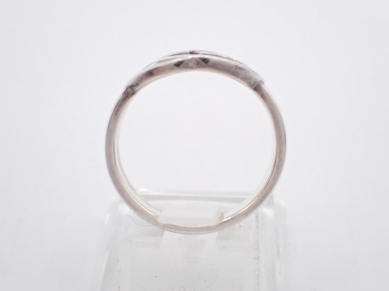 Interlocking G Brit Ring 190483, Stamped 19, Actual Size #18 — view 3