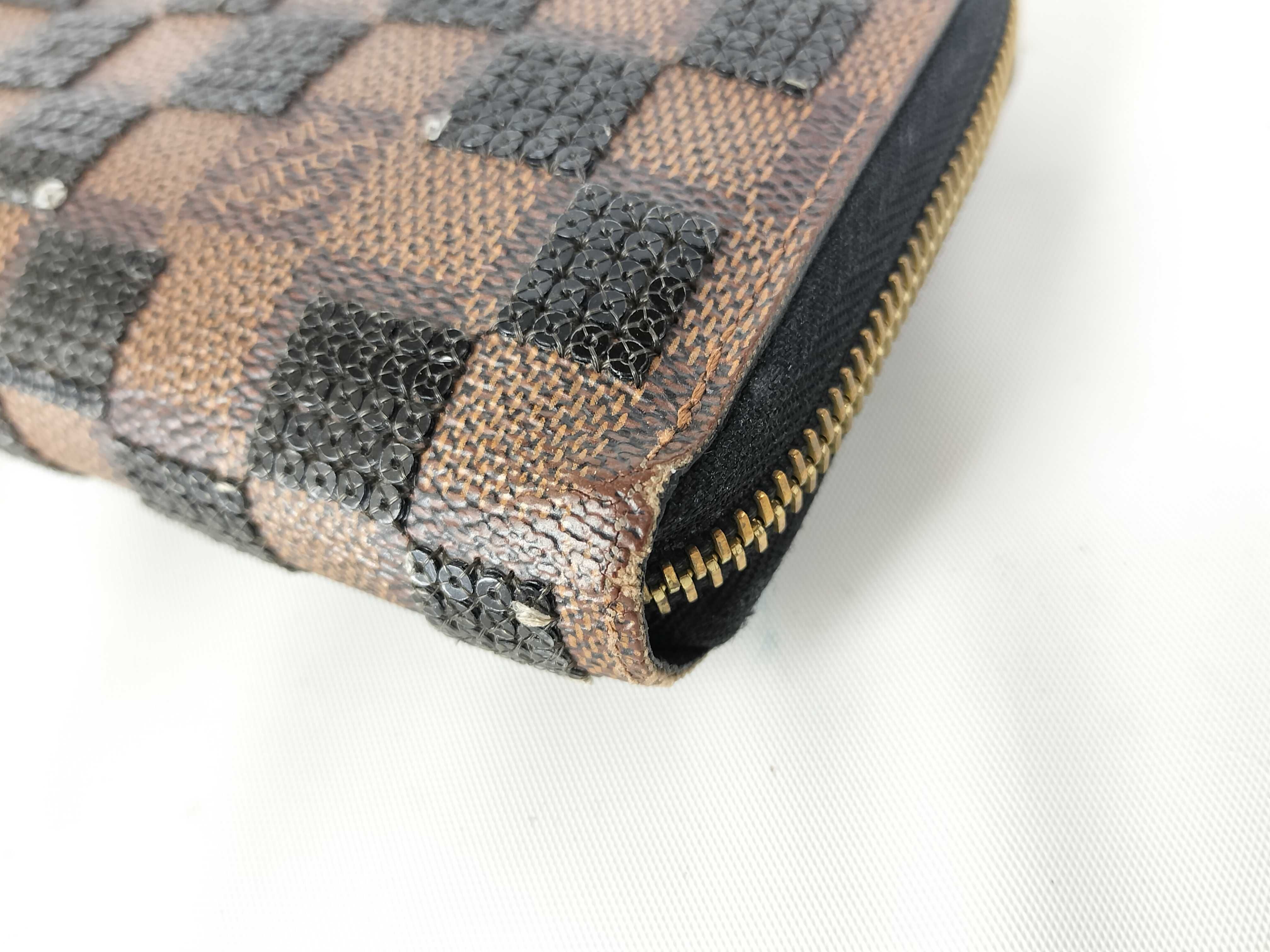 Damier N63173 Zippy Wallet Damier Sequin Wallet — view 2