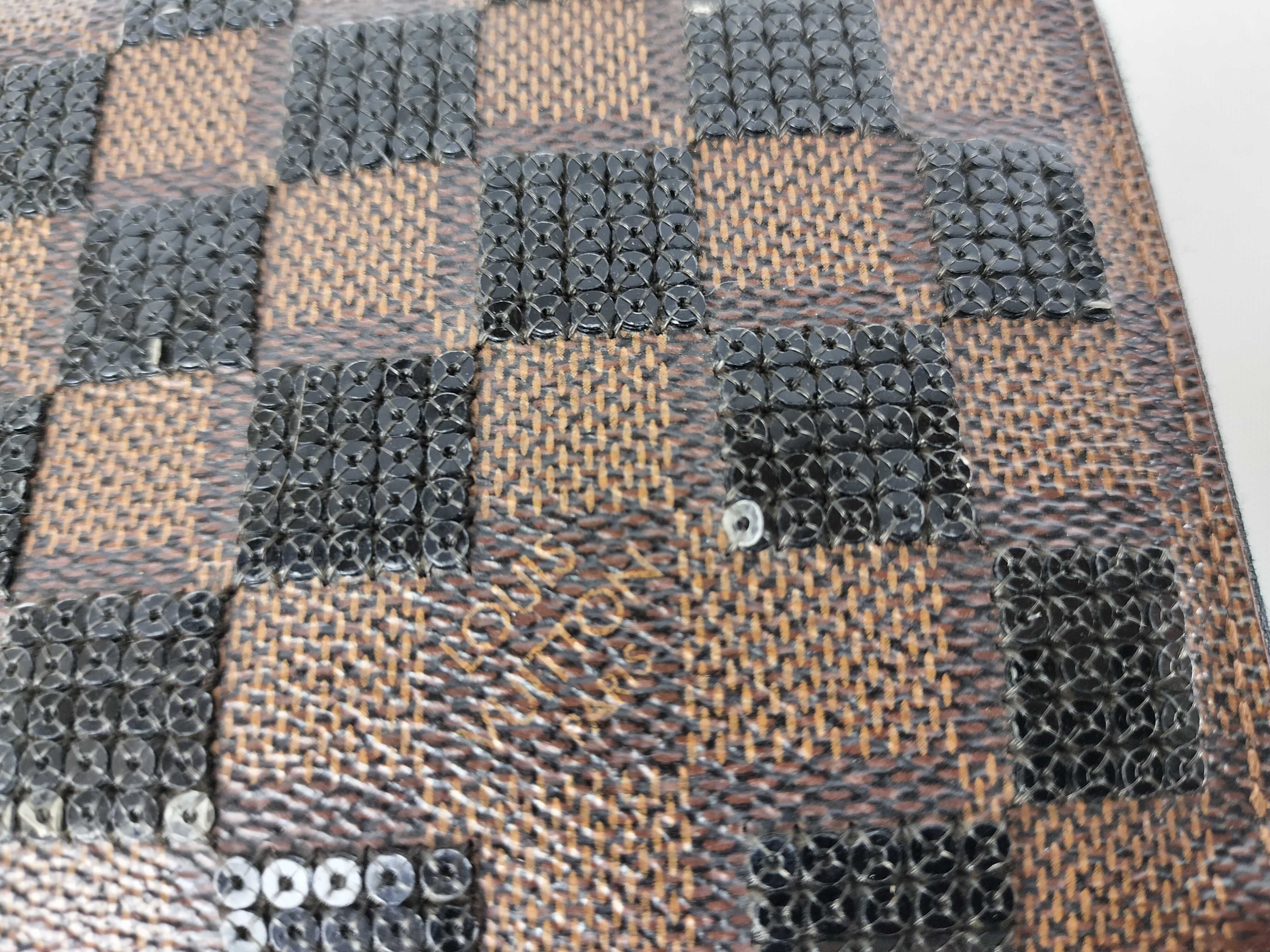 Damier N63173 Zippy Wallet Damier Sequin Wallet — view 7