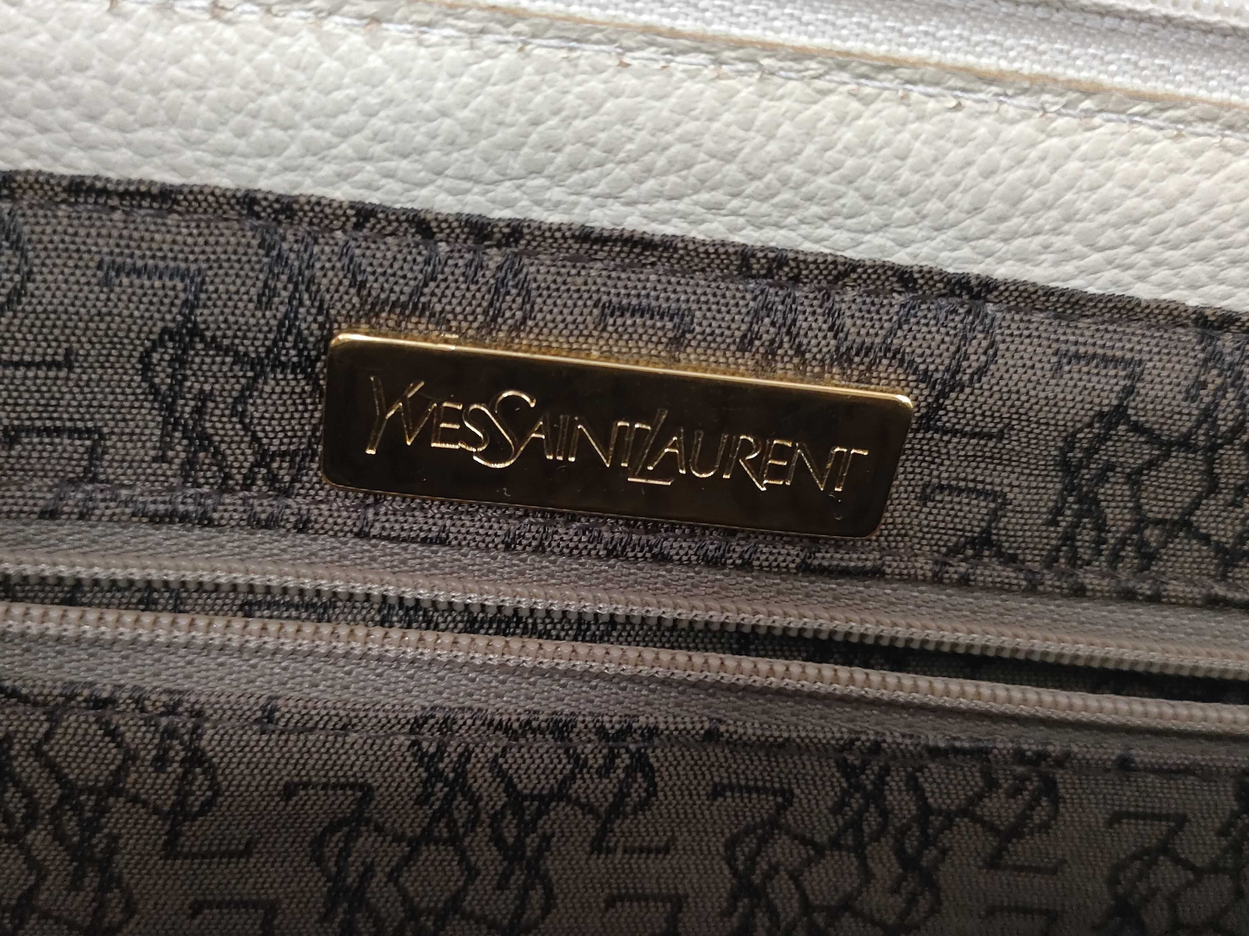 (YSL) leather handbag — view 12