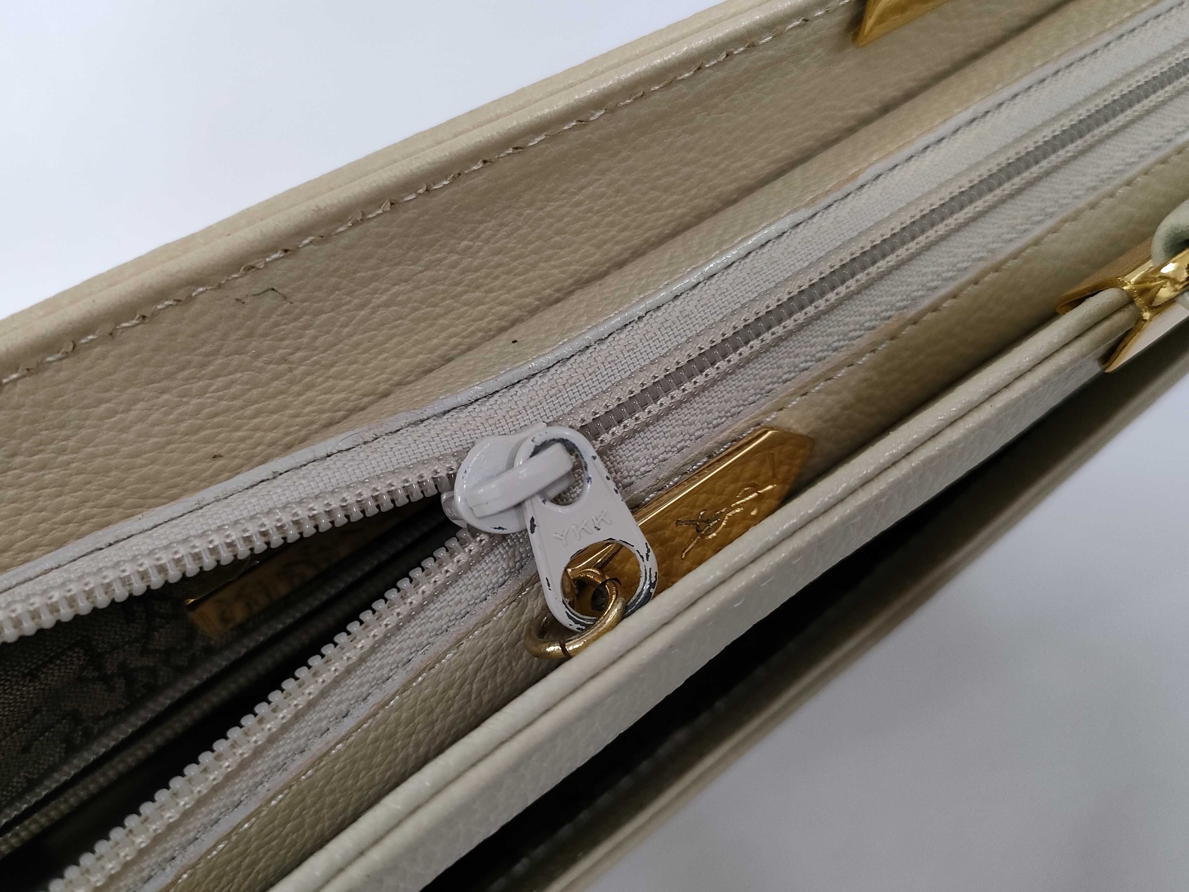 (YSL) leather handbag — view 13