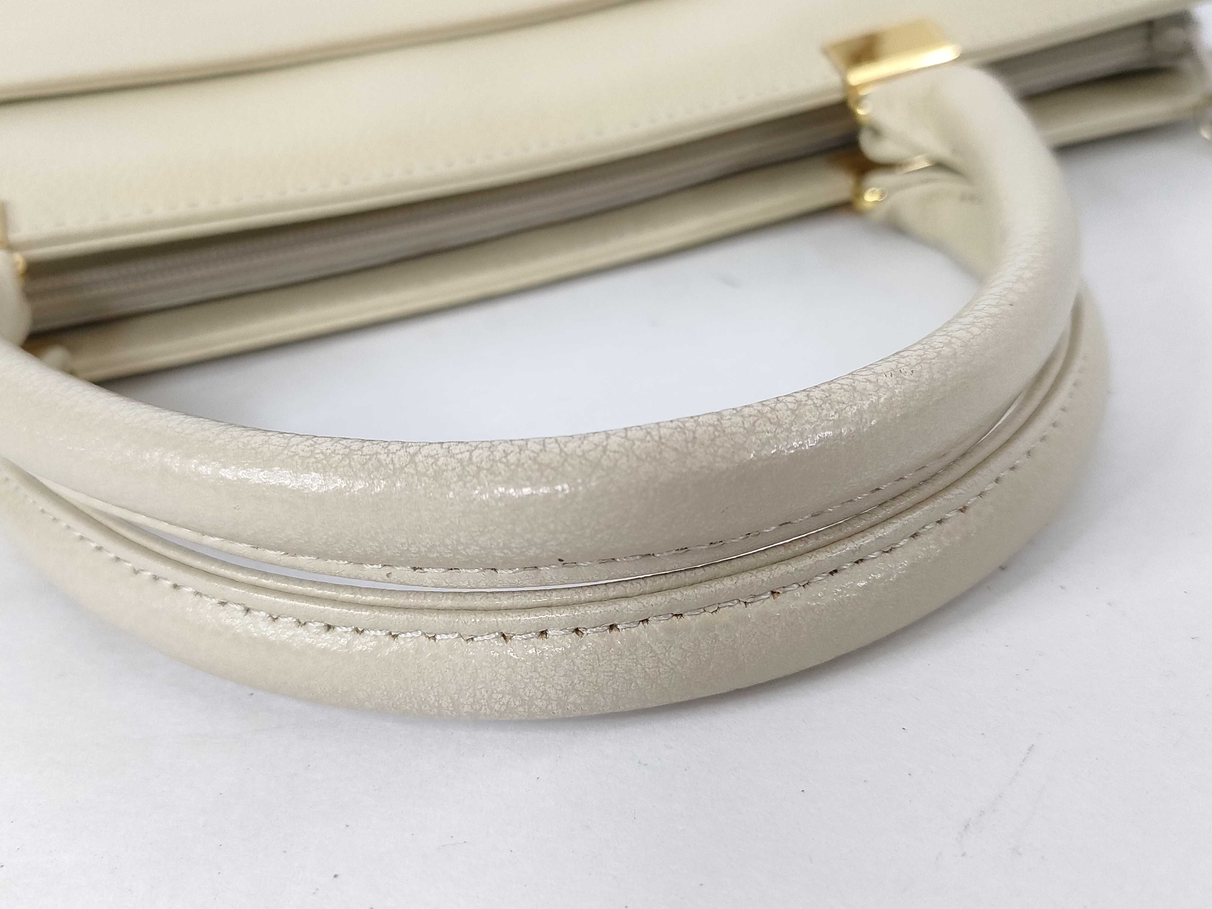 (YSL) leather handbag — view 4